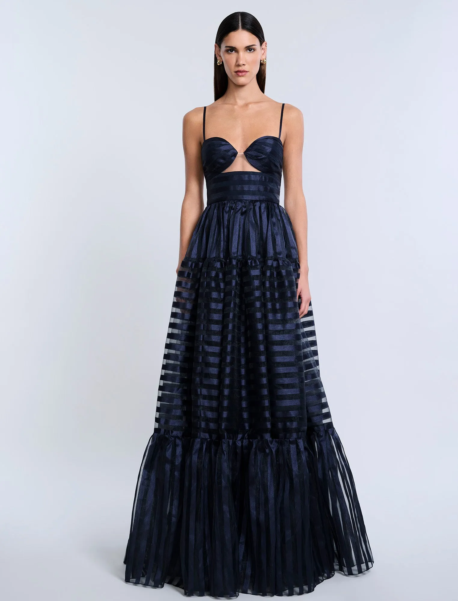 Stripe Organza Gown sold by BCBGMaxAzria