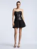 Sequin Lace Peplum Tulle Dress sold by BCBGMaxAzria