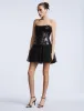 Sequin Lace Peplum Tulle Dress sold by BCBGMaxAzria
