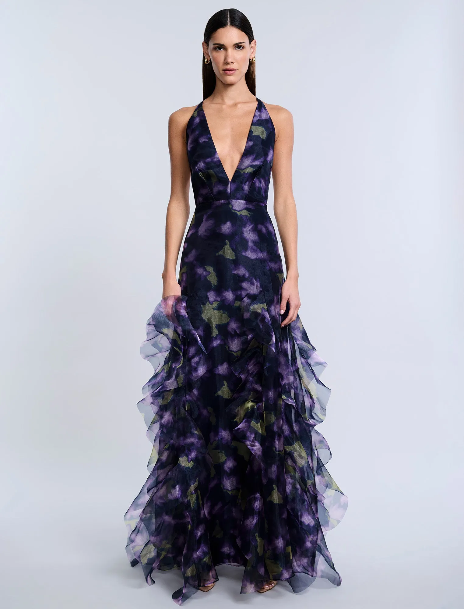 Printed Organza Gown sold by BCBGMaxAzria