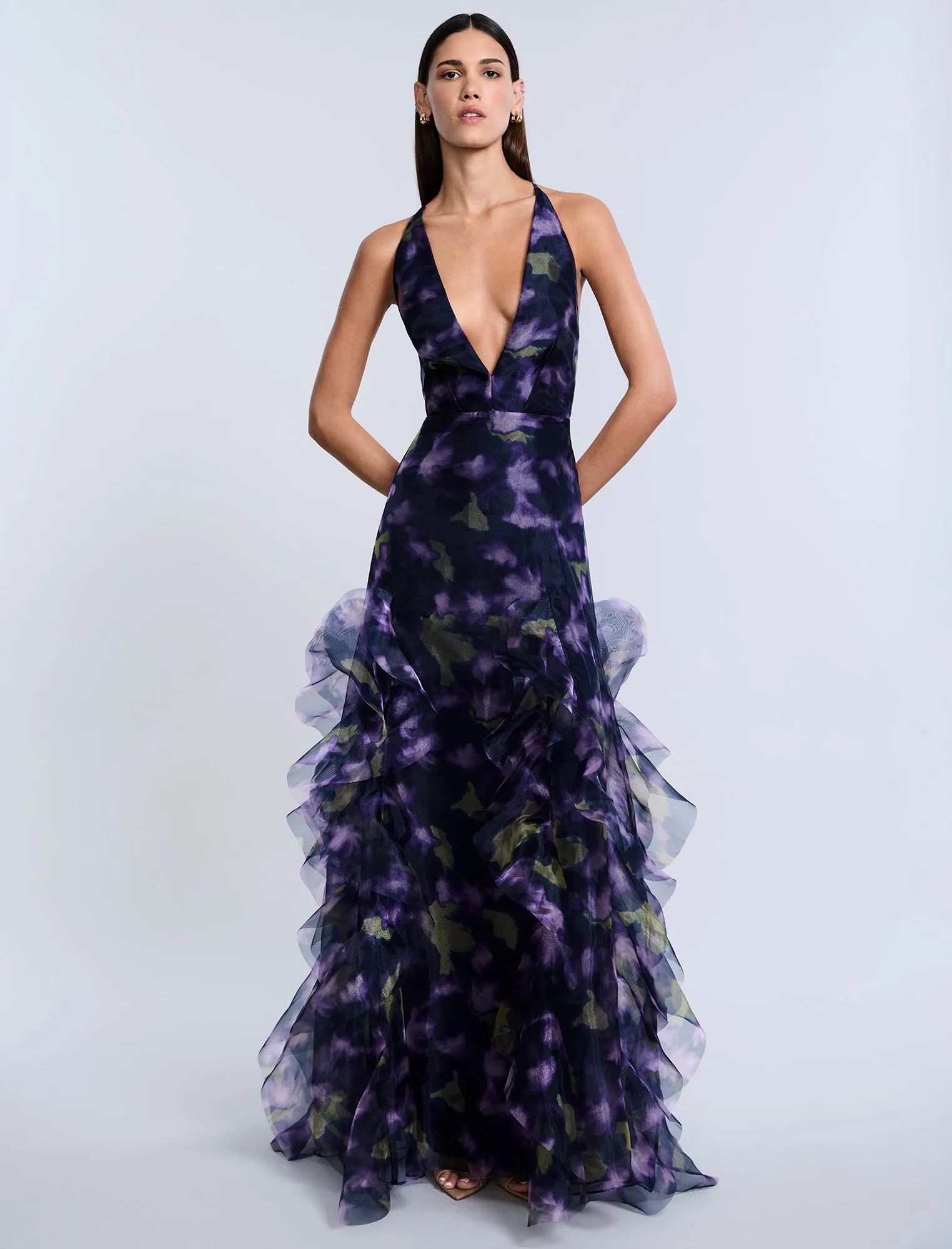 Printed Organza Gown sold by BCBGMaxAzria product image thumbnail 2
