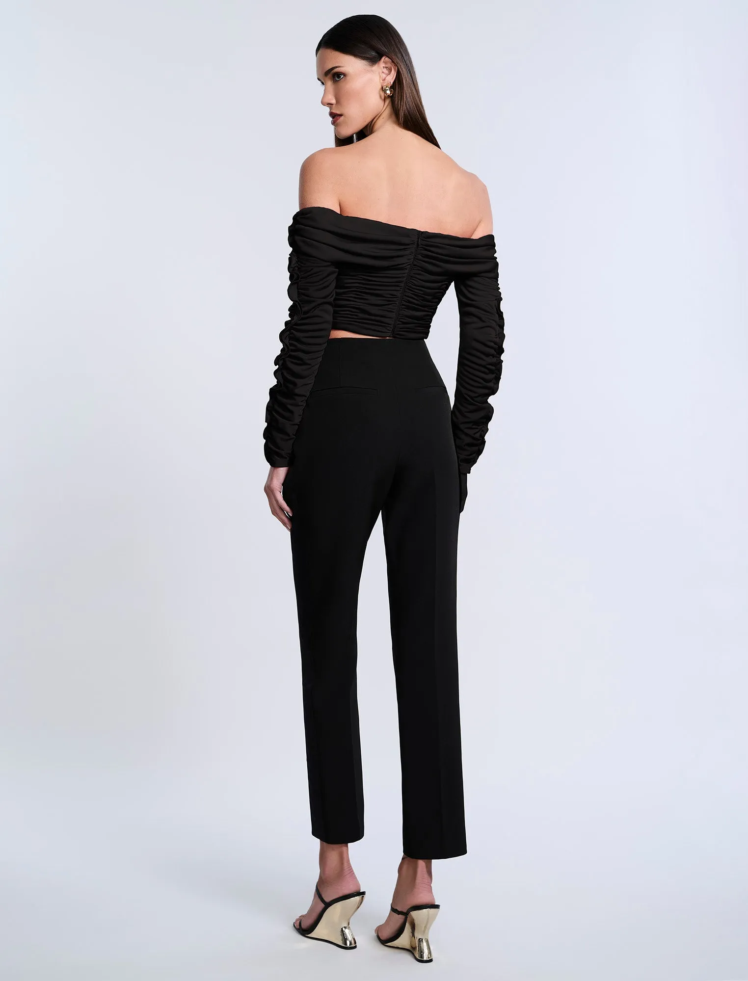 Lettuseruffle Off Shoulder Top sold by BCBGMaxAzria product image thumbnail 2