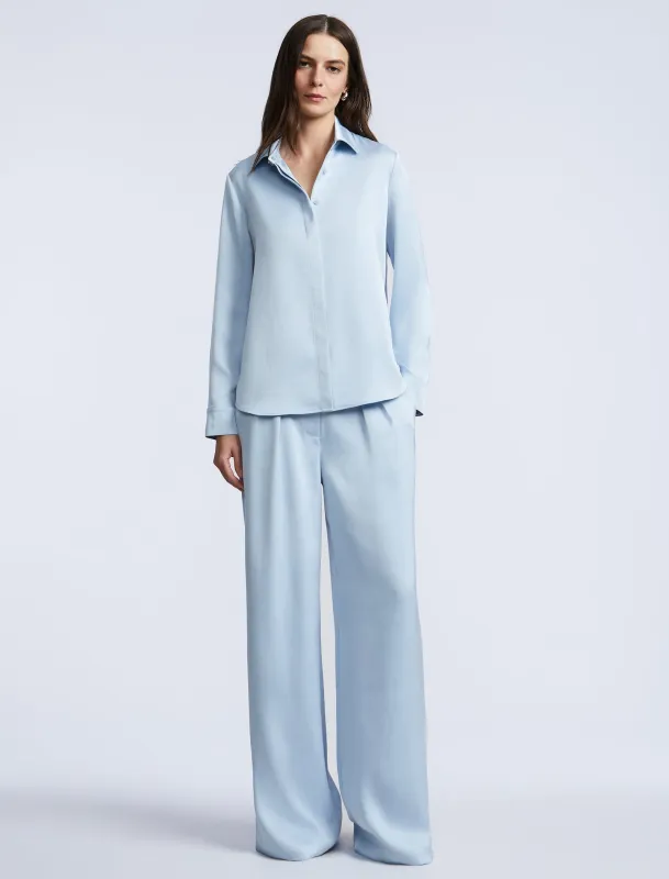 Washed Relaxed Button Down sold by BCBGMaxAzria