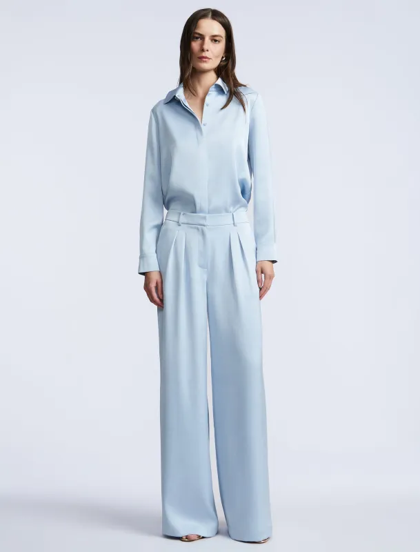 Washed Relaxed Tailored Pant sold by BCBGMaxAzria