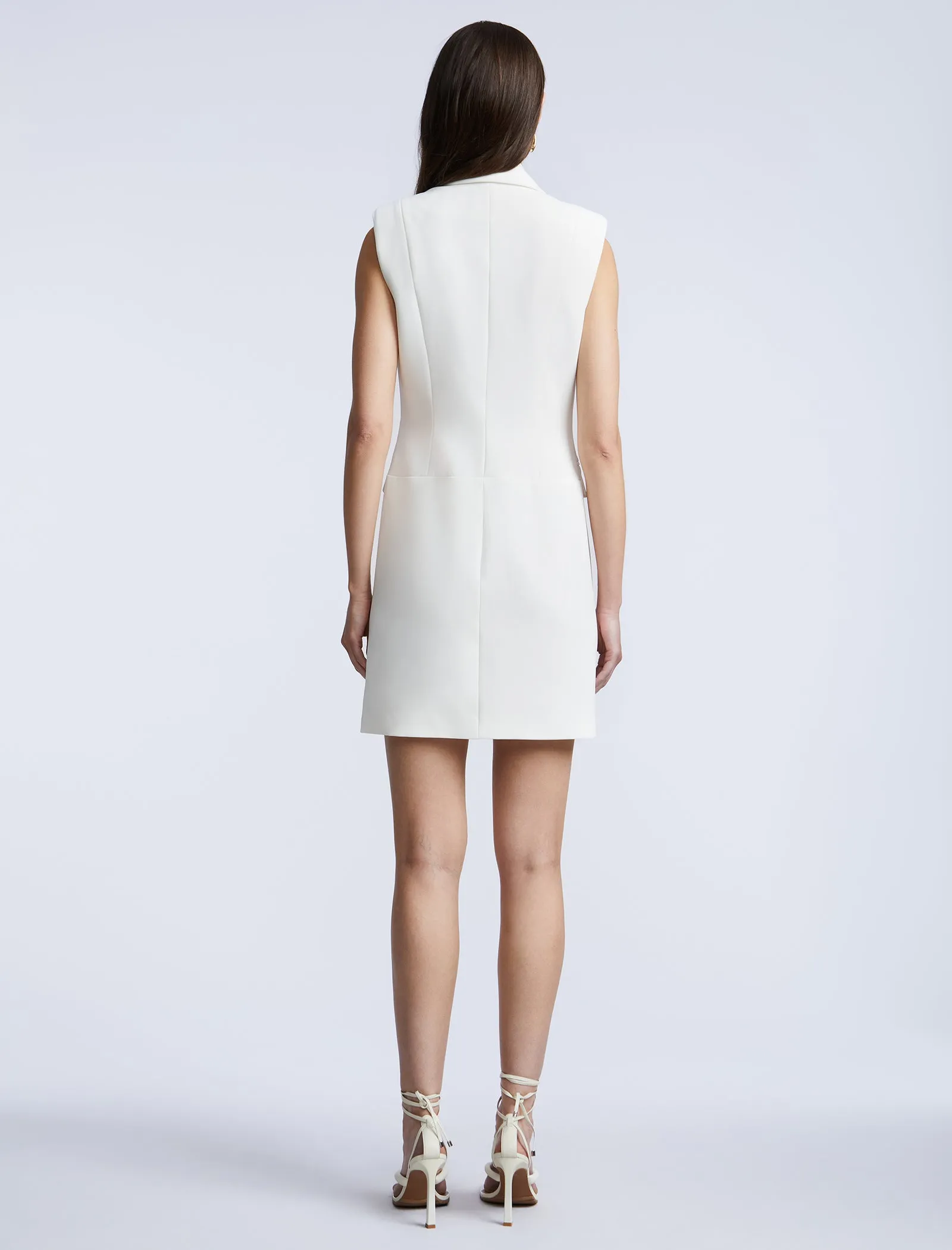 Sleeveless Draped Blazer Dress sold by BCBGMaxAzria product image thumbnail 2