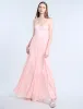 Lace Bodice Chiffon Rufle Gown sold by BCBGMaxAzria