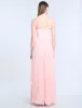 Lace Bodice Chiffon Rufle Gown sold by BCBGMaxAzria