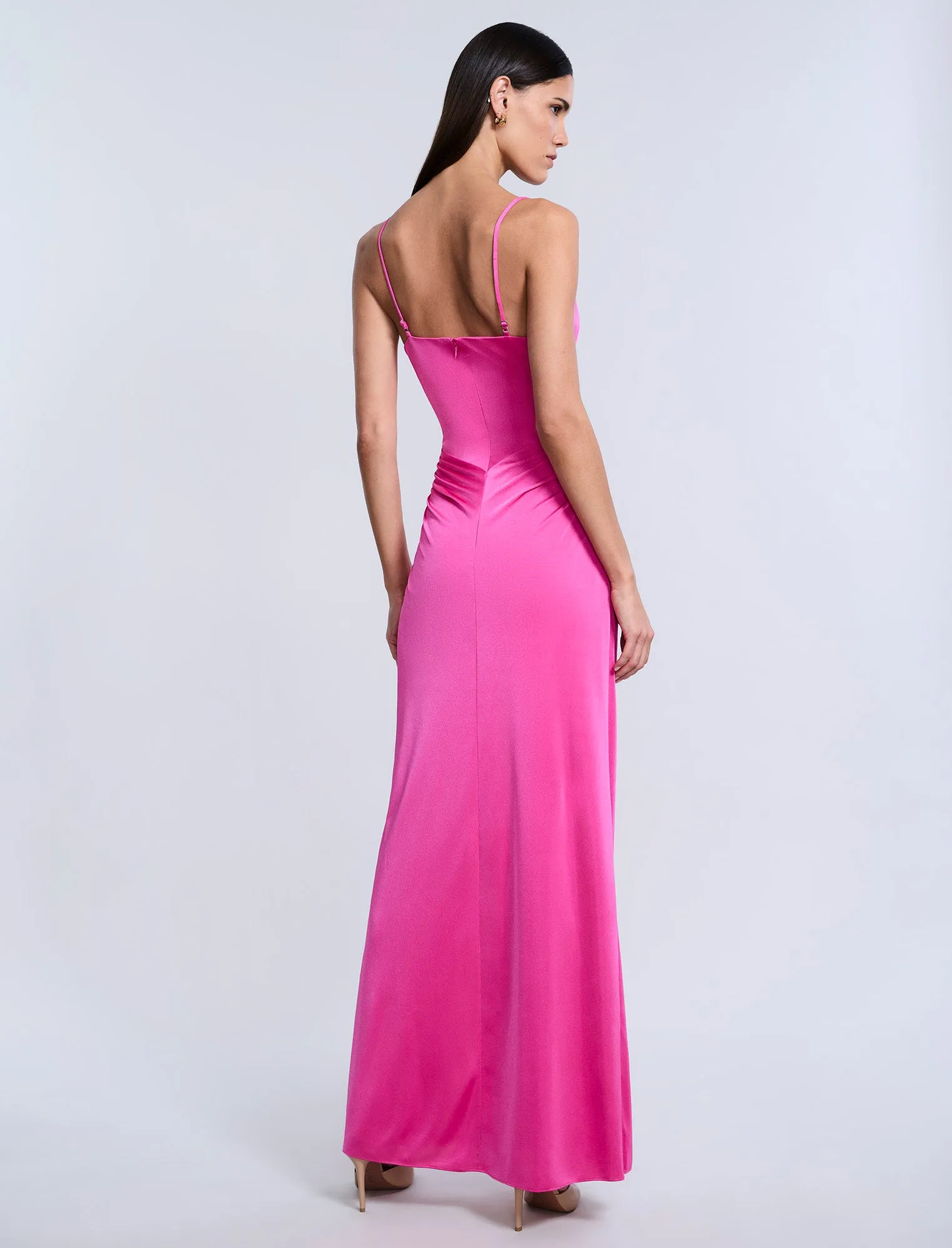 Cowl Draped Gown With Twist sold by BCBGMaxAzria product image thumbnail 2