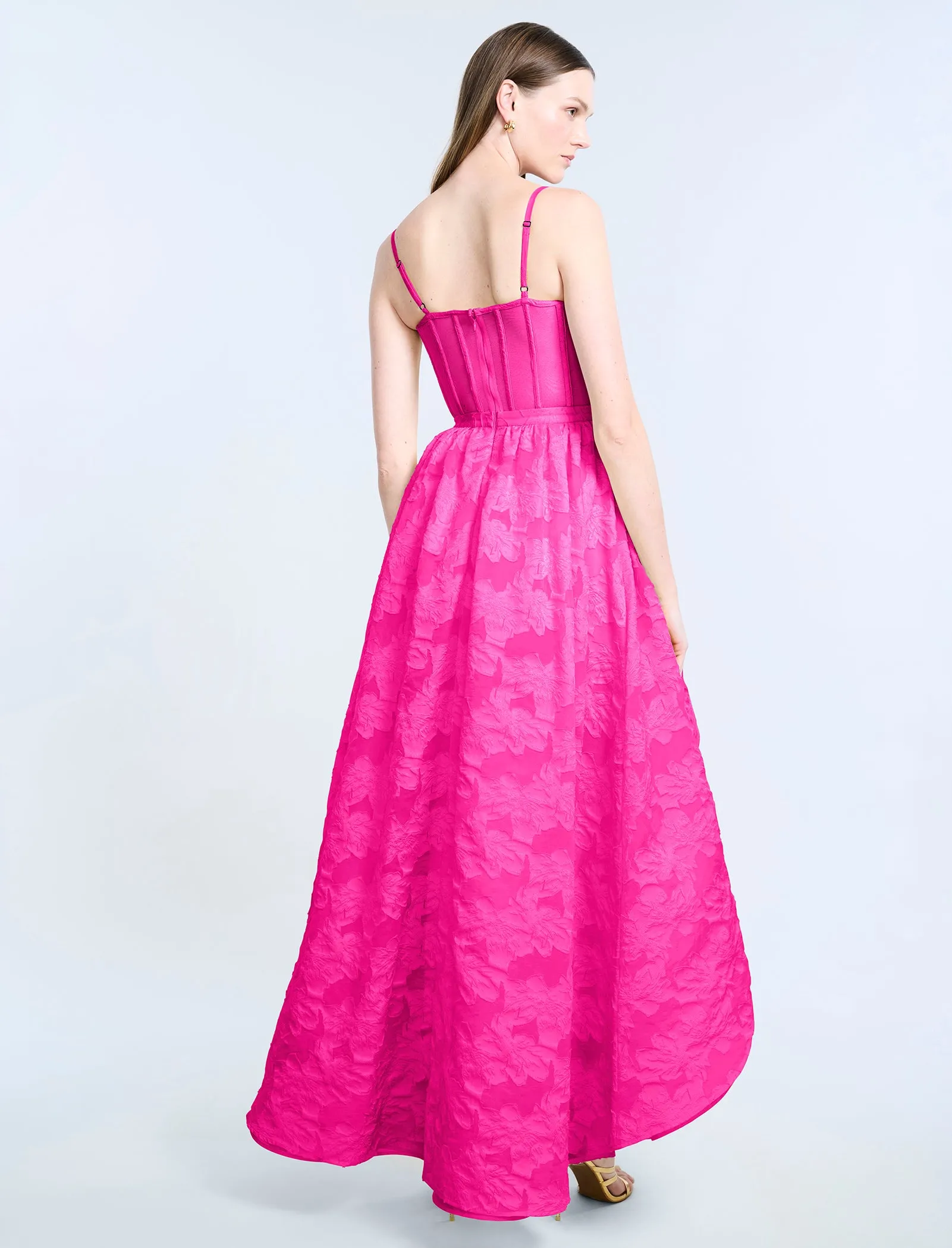 High Low Organza Tulle Gown sold by BCBGMaxAzria product image thumbnail 3