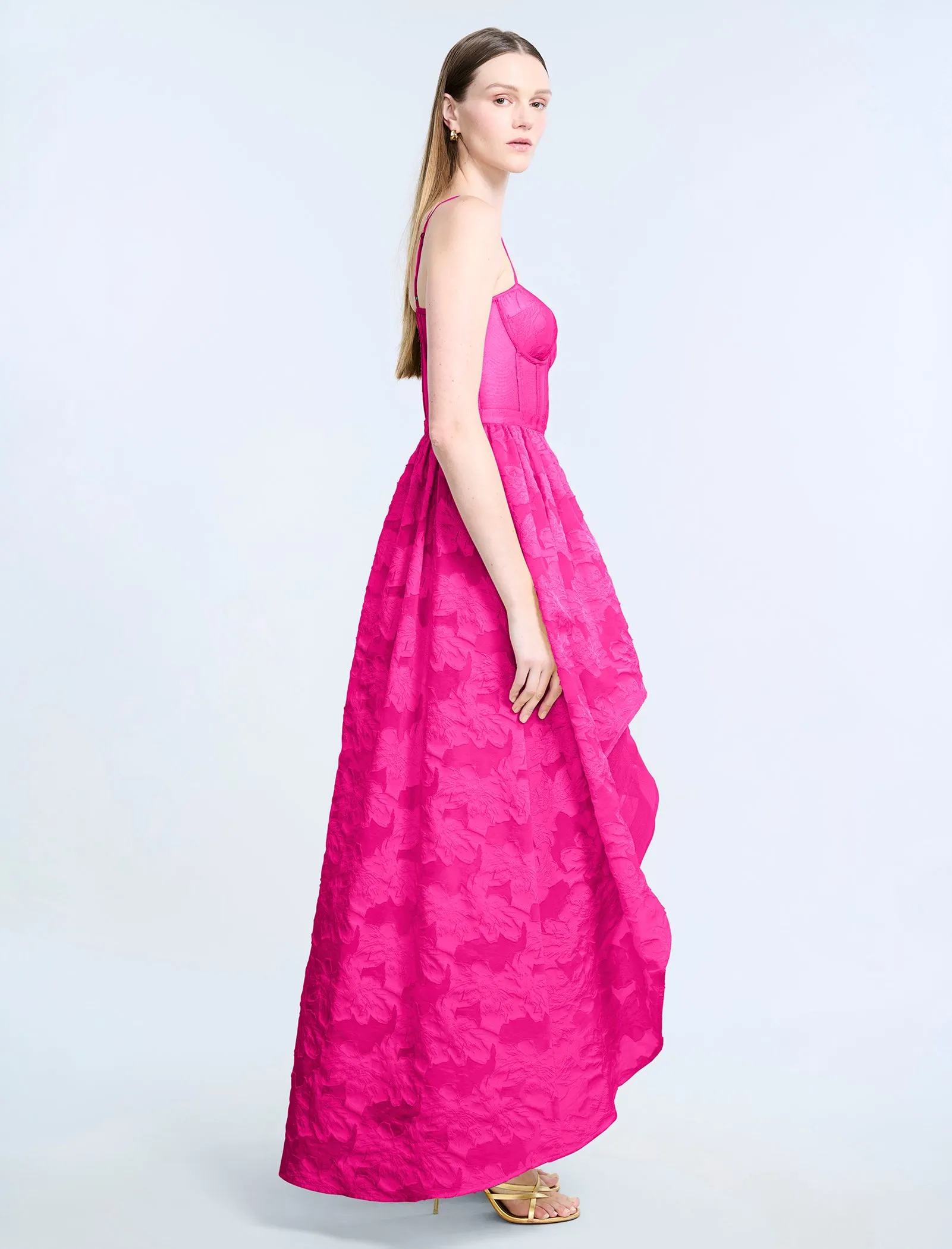 High Low Organza Tulle Gown sold by BCBGMaxAzria product image thumbnail 4
