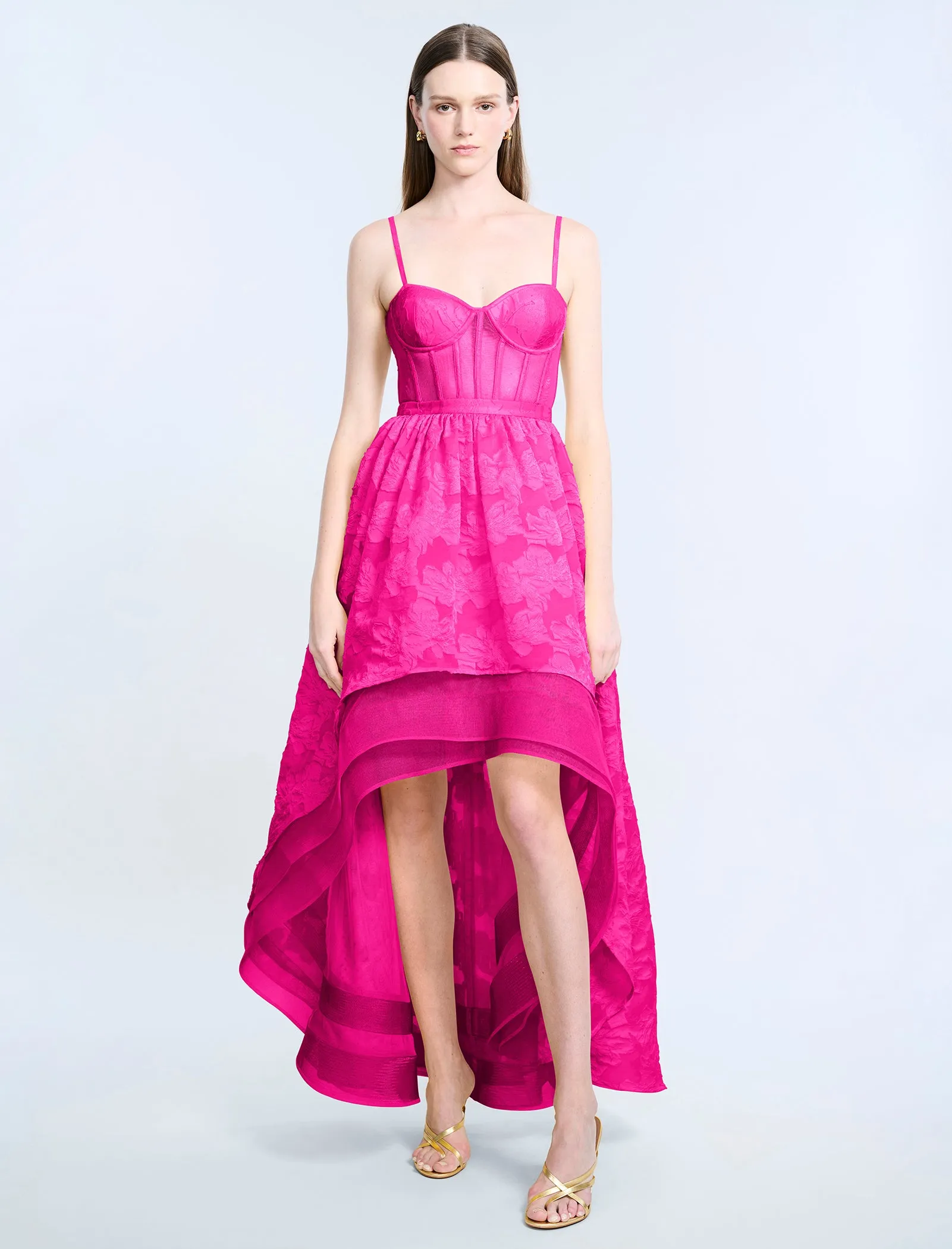 High Low Organza Tulle Gown sold by BCBGMaxAzria product image thumbnail 2