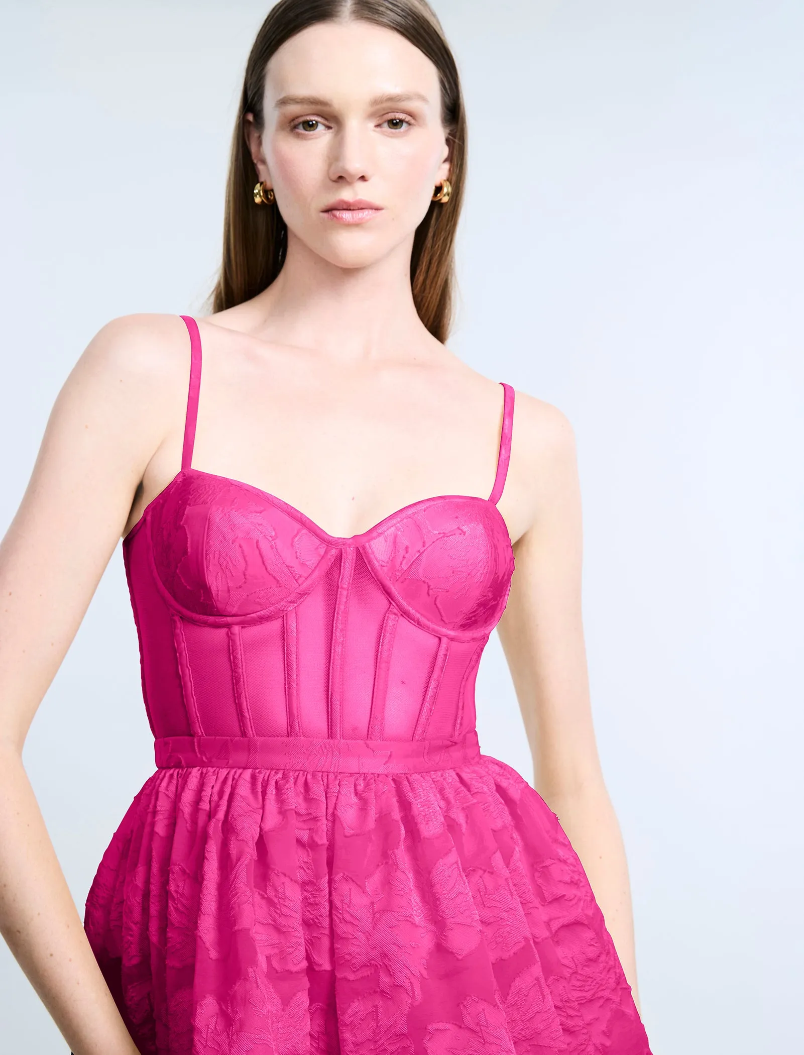 High Low Organza Tulle Gown sold by BCBGMaxAzria product image thumbnail 5