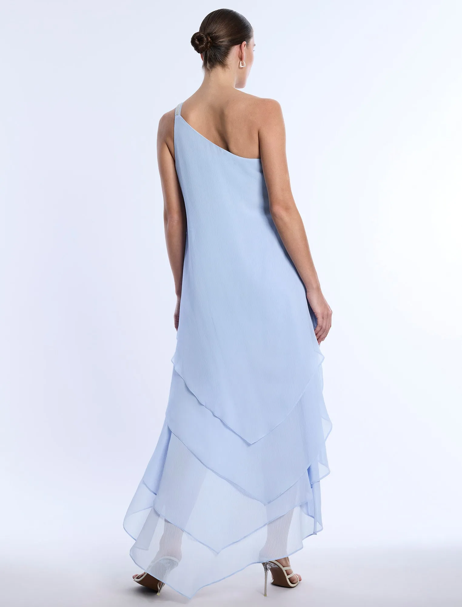Embellished Sheer Layer Dress sold by BCBGMaxAzria product image thumbnail 2