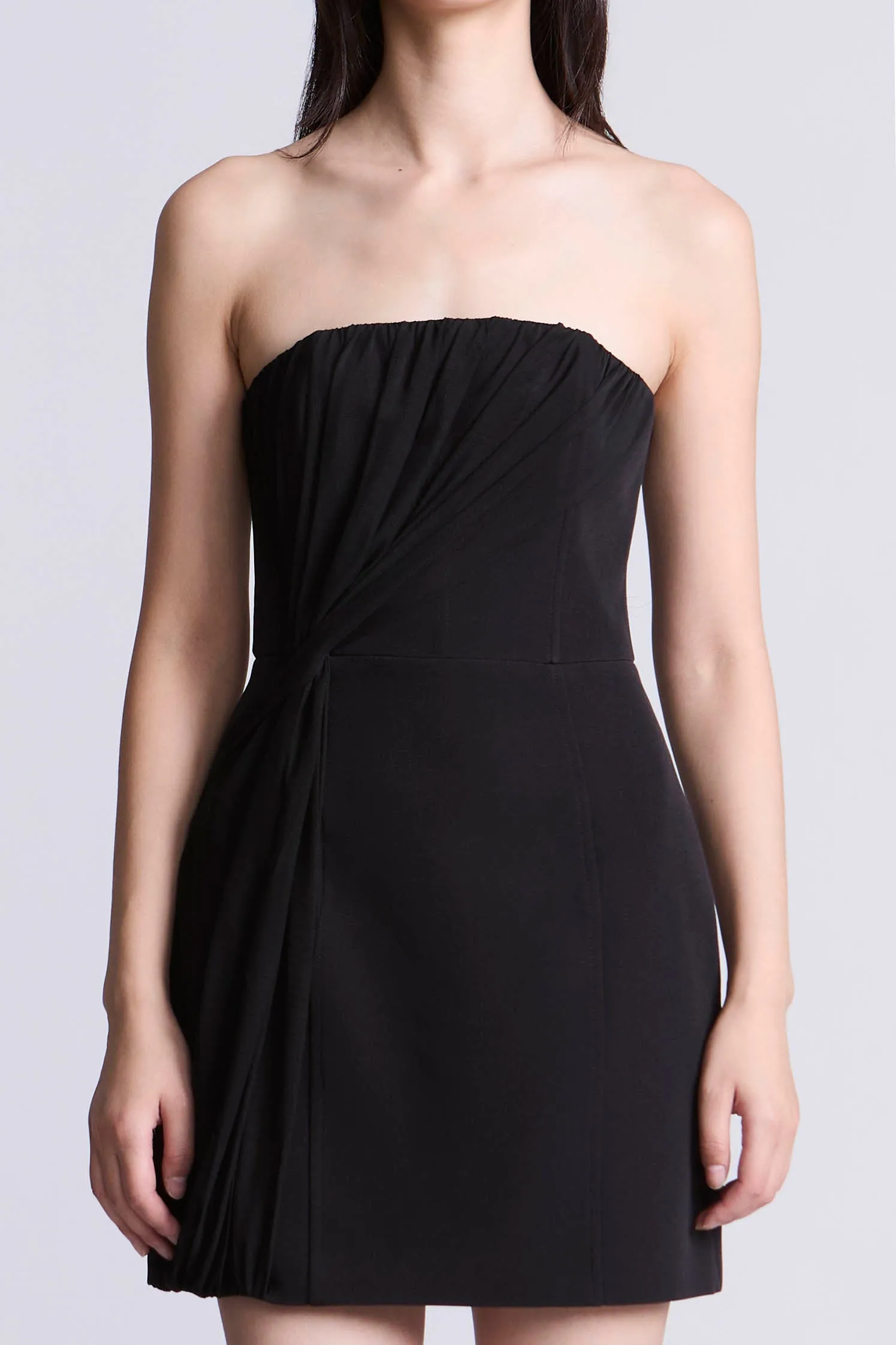 Draped Tulle Crepe Cocktail sold by BCBGMaxAzria product image thumbnail 4