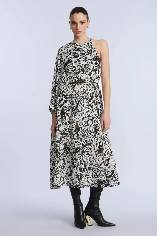 One Sleeve Midi Dress sold by BCBGMaxAzria