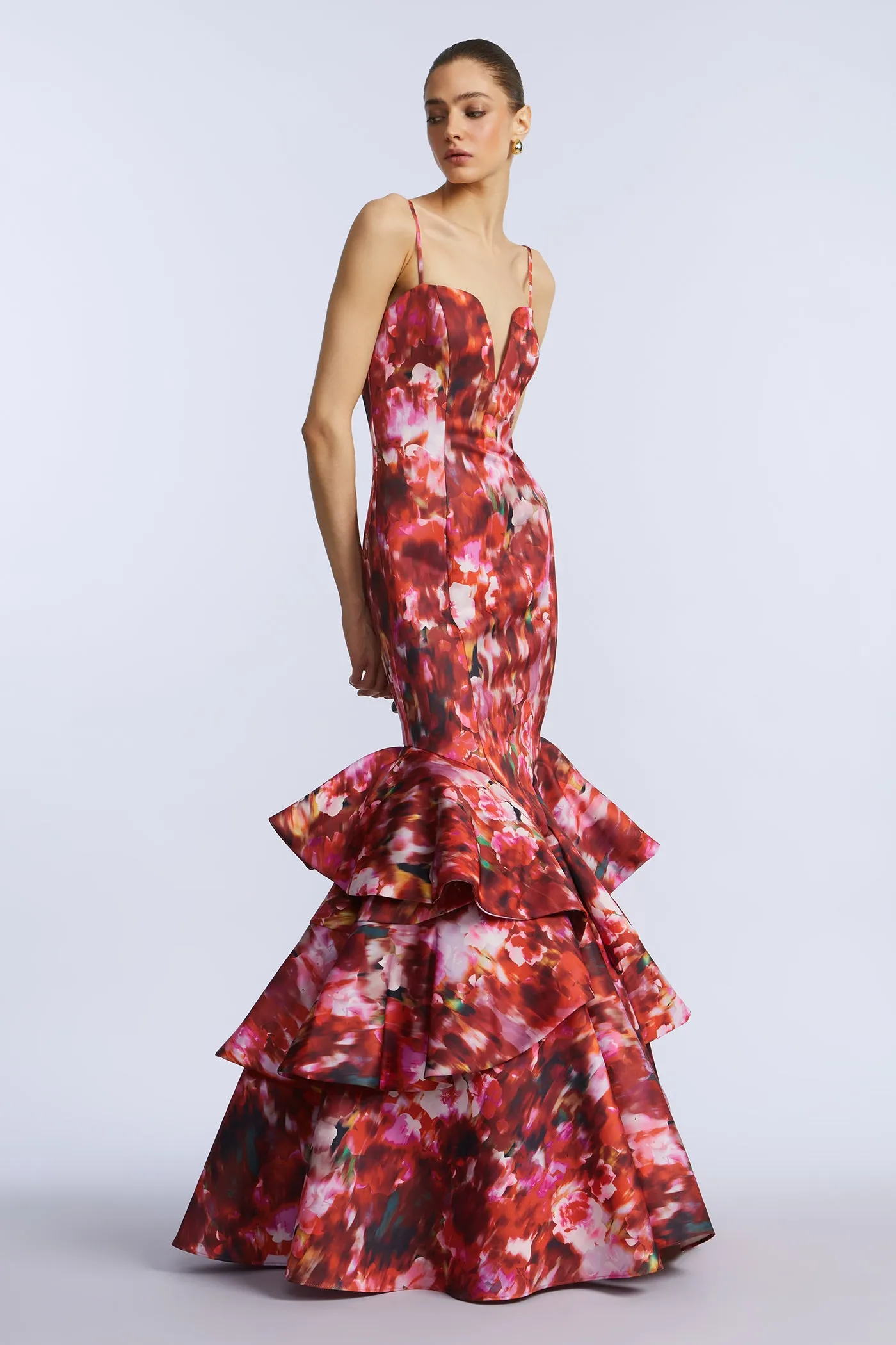 Ruffle Ball Gown sold by BCBGMaxAzria product image thumbnail 3