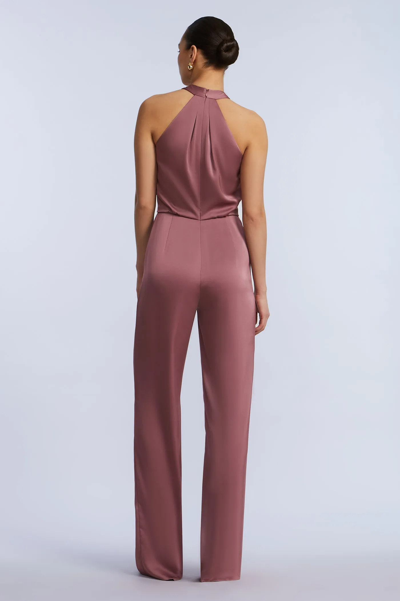 Pleated Halter Jumpsuit sold by BCBGMaxAzria product image thumbnail 2