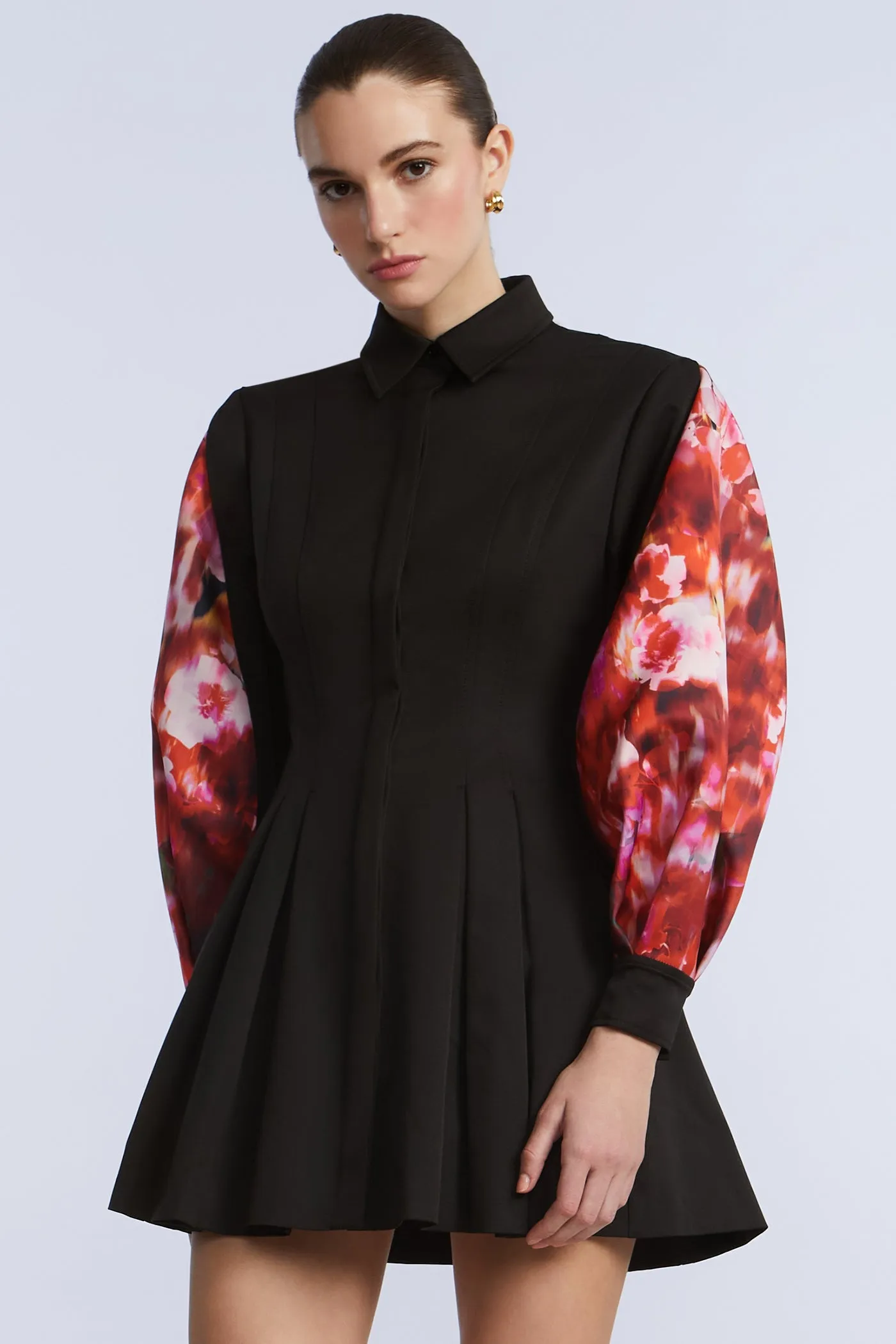 Taffeta Twill Printed Dress sold by BCBGMaxAzria product image thumbnail 4
