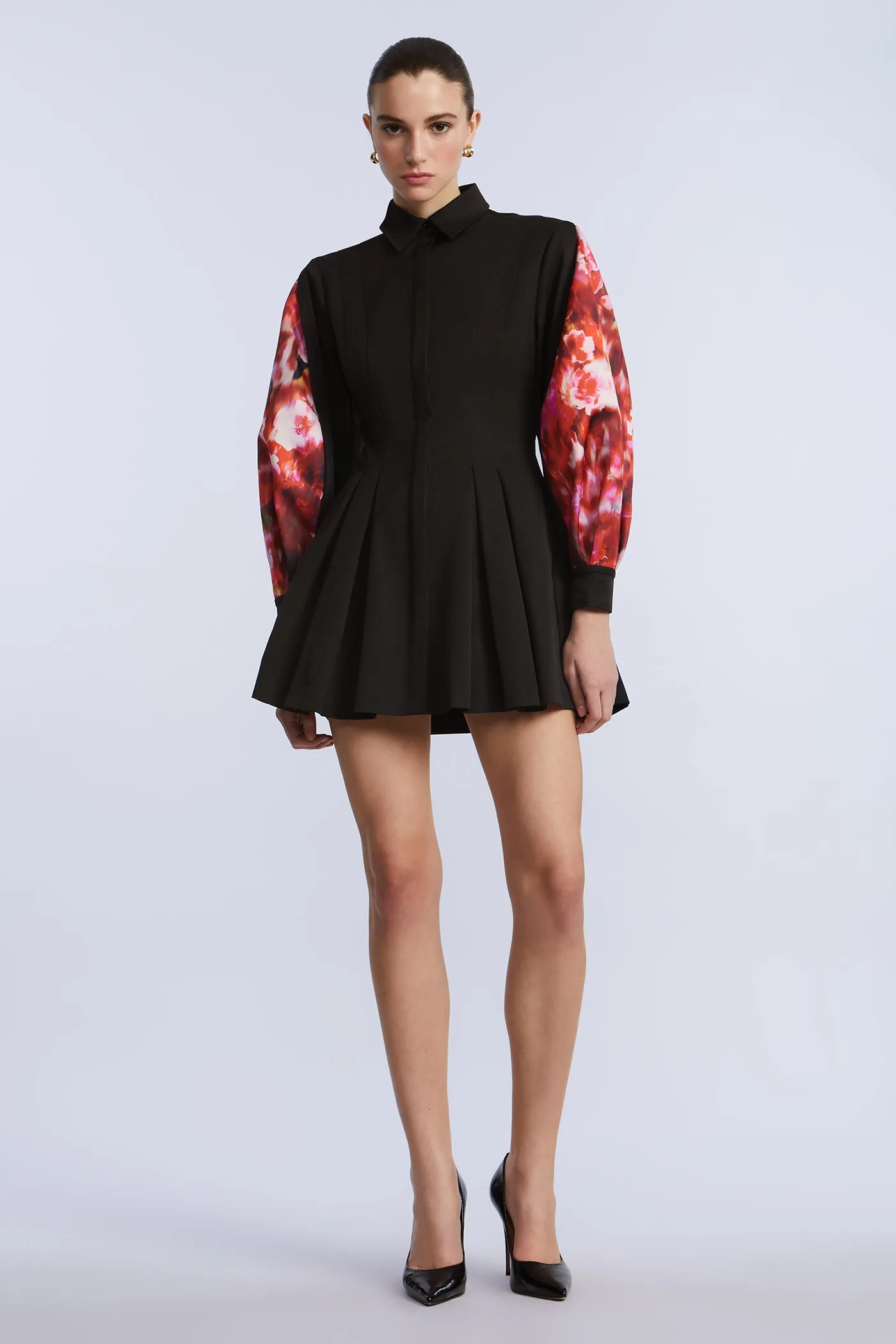 Taffeta Twill Printed Dress sold by BCBGMaxAzria
