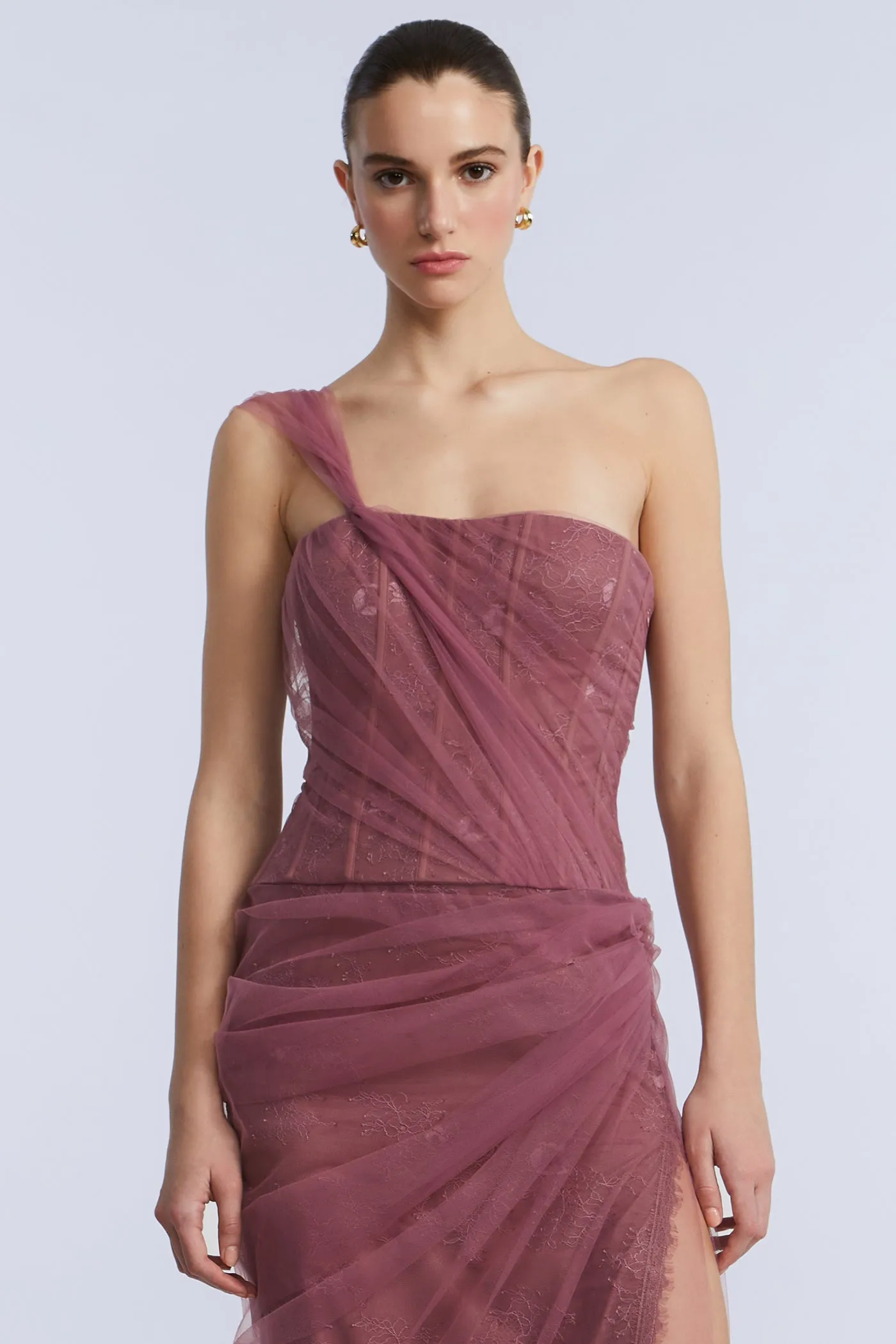Tulle & Lace Gown sold by BCBGMaxAzria product image thumbnail 4