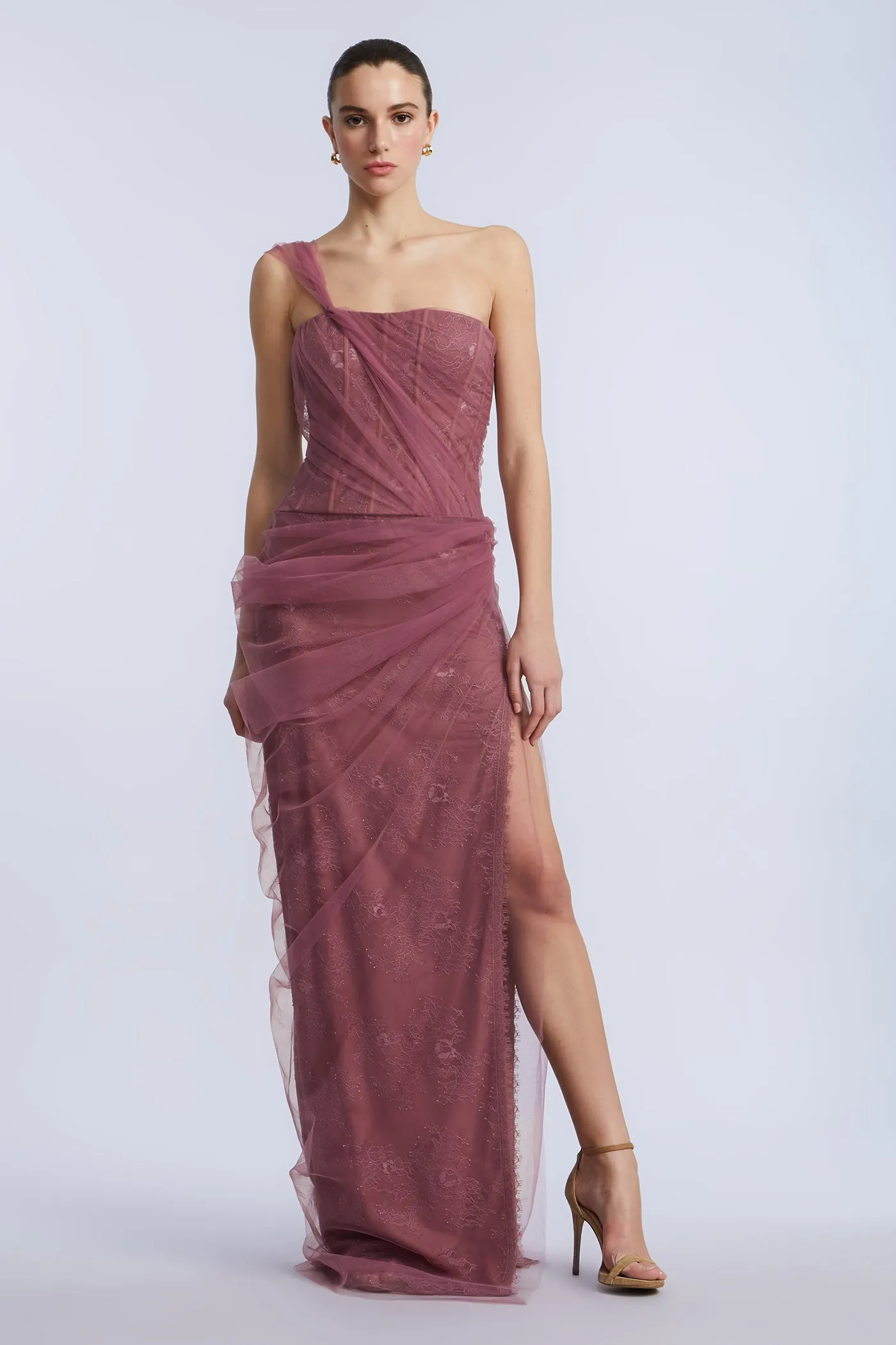 Tulle & Lace Gown sold by BCBGMaxAzria product image thumbnail 5