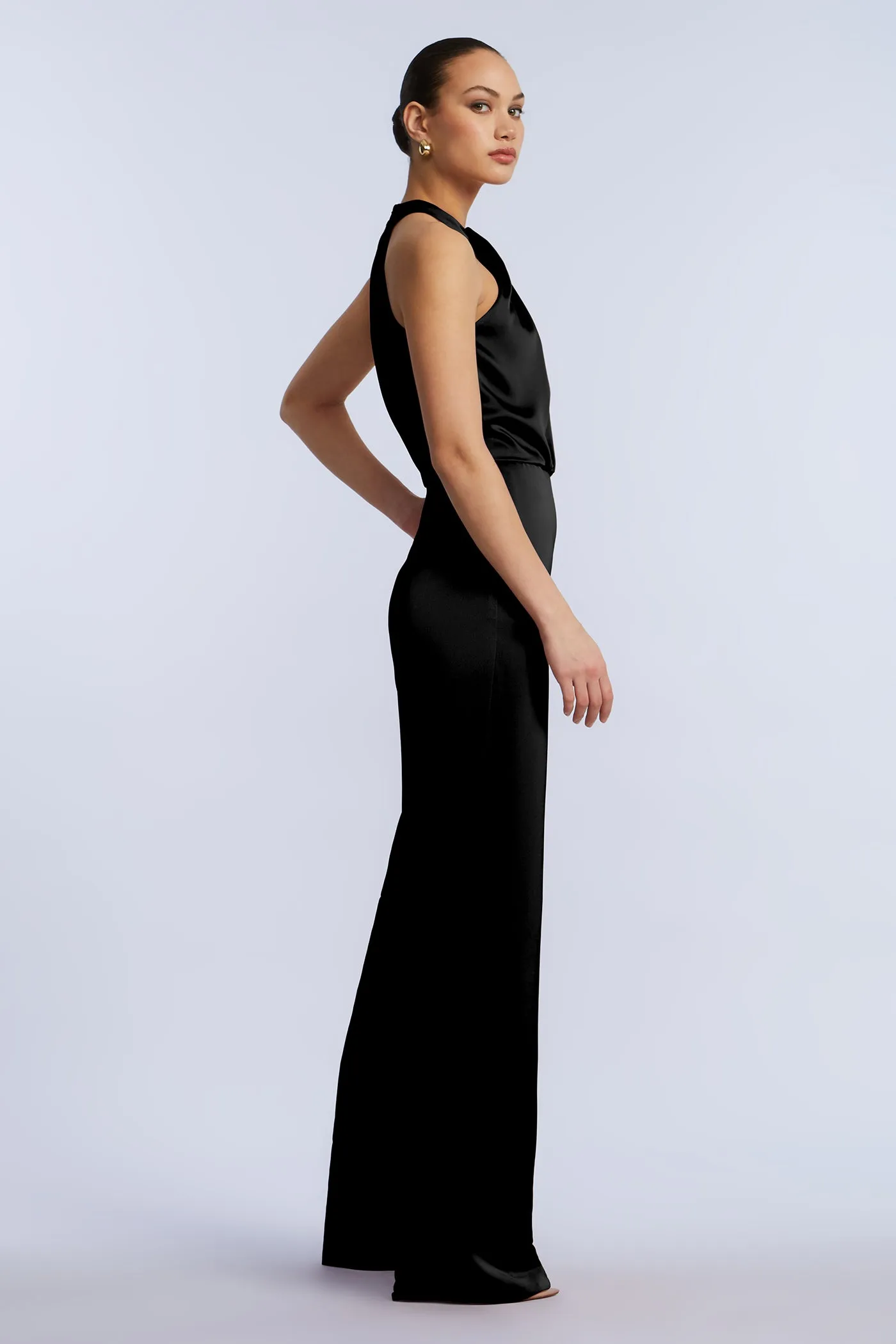 Pleated Halter Jumpsuit sold by BCBGMaxAzria product image thumbnail 5
