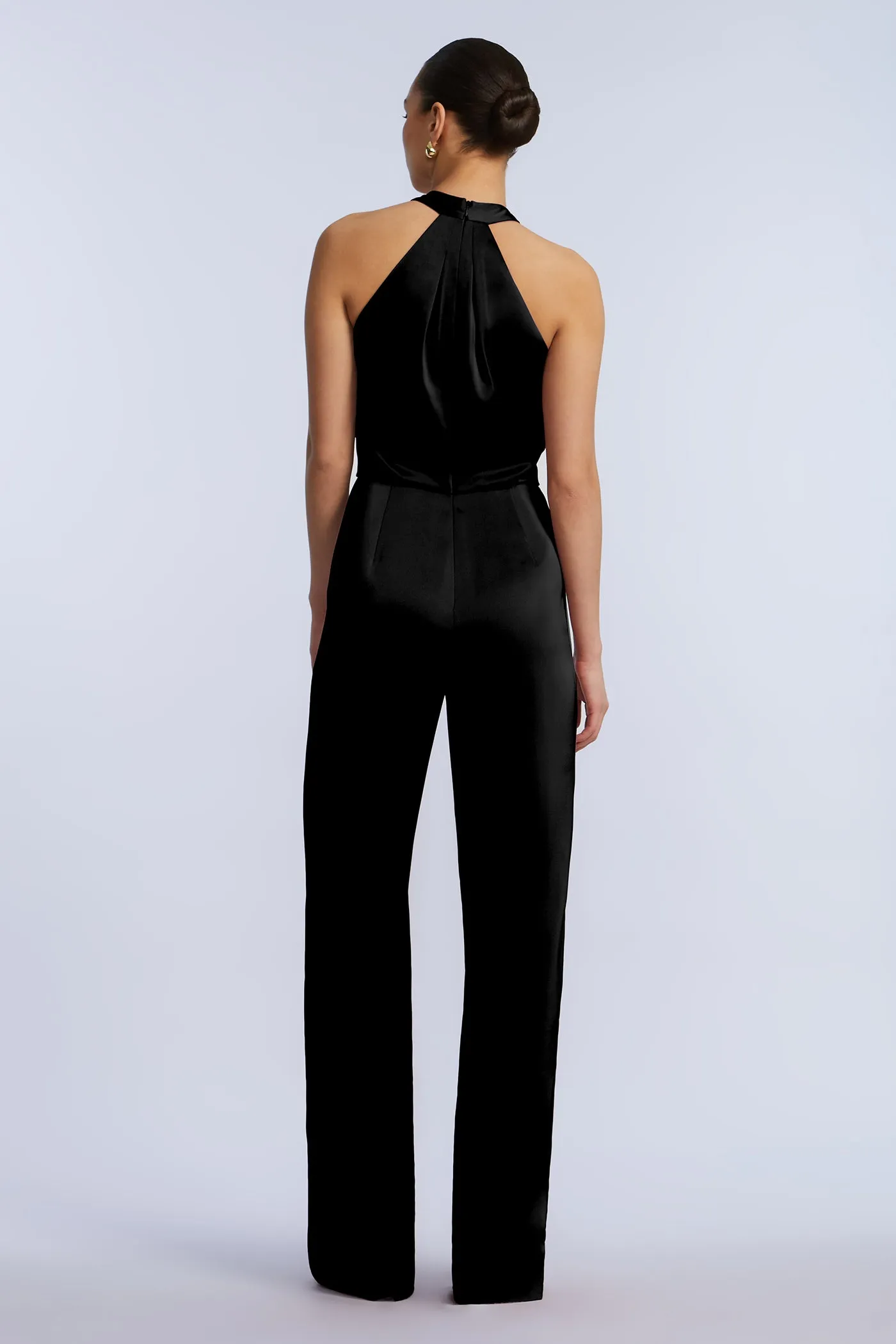 Pleated Halter Jumpsuit sold by BCBGMaxAzria product image thumbnail 2