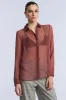 Chiffon Button Down sold by BCBGMaxAzria