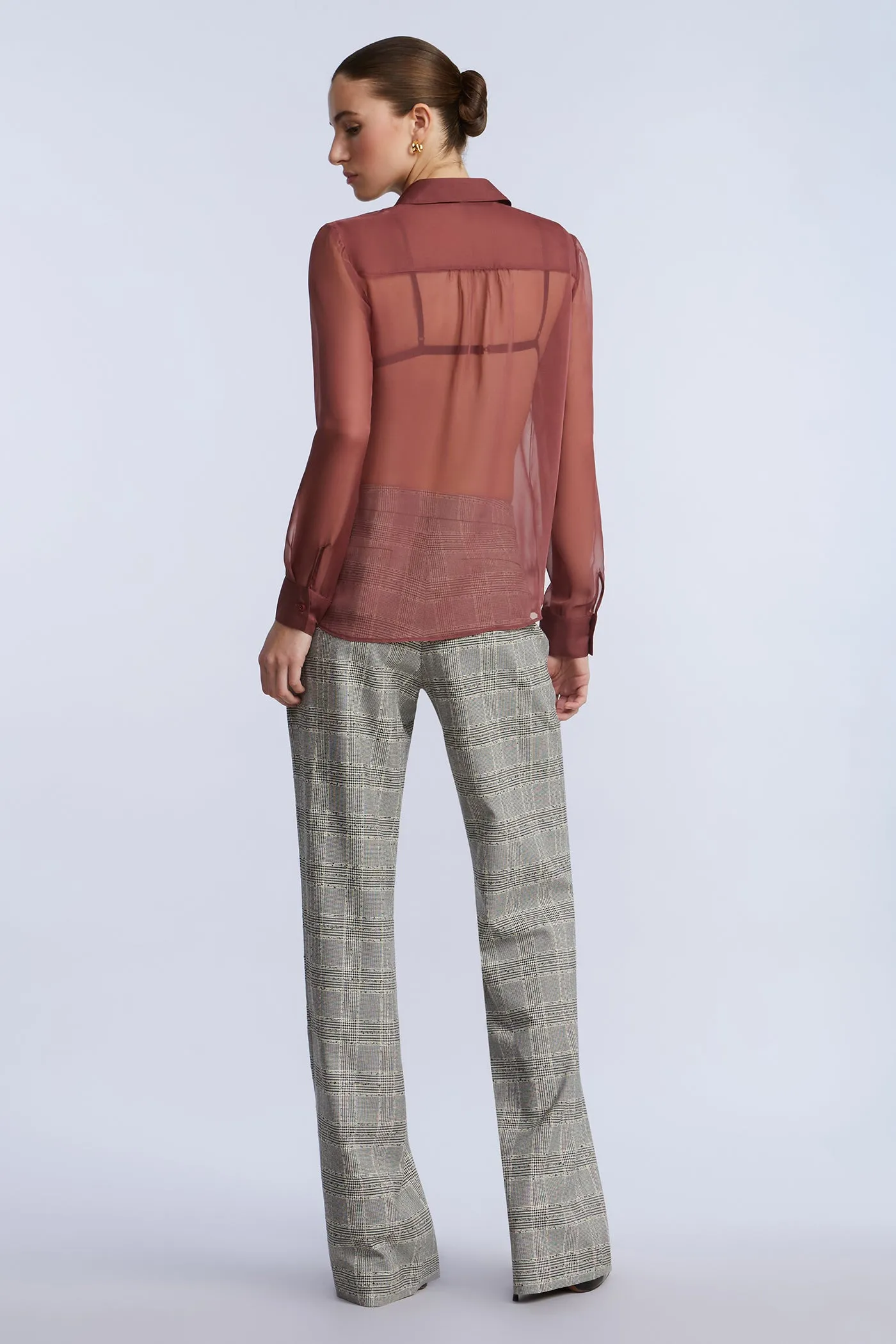 Chiffon Button Down sold by BCBGMaxAzria product image thumbnail 3