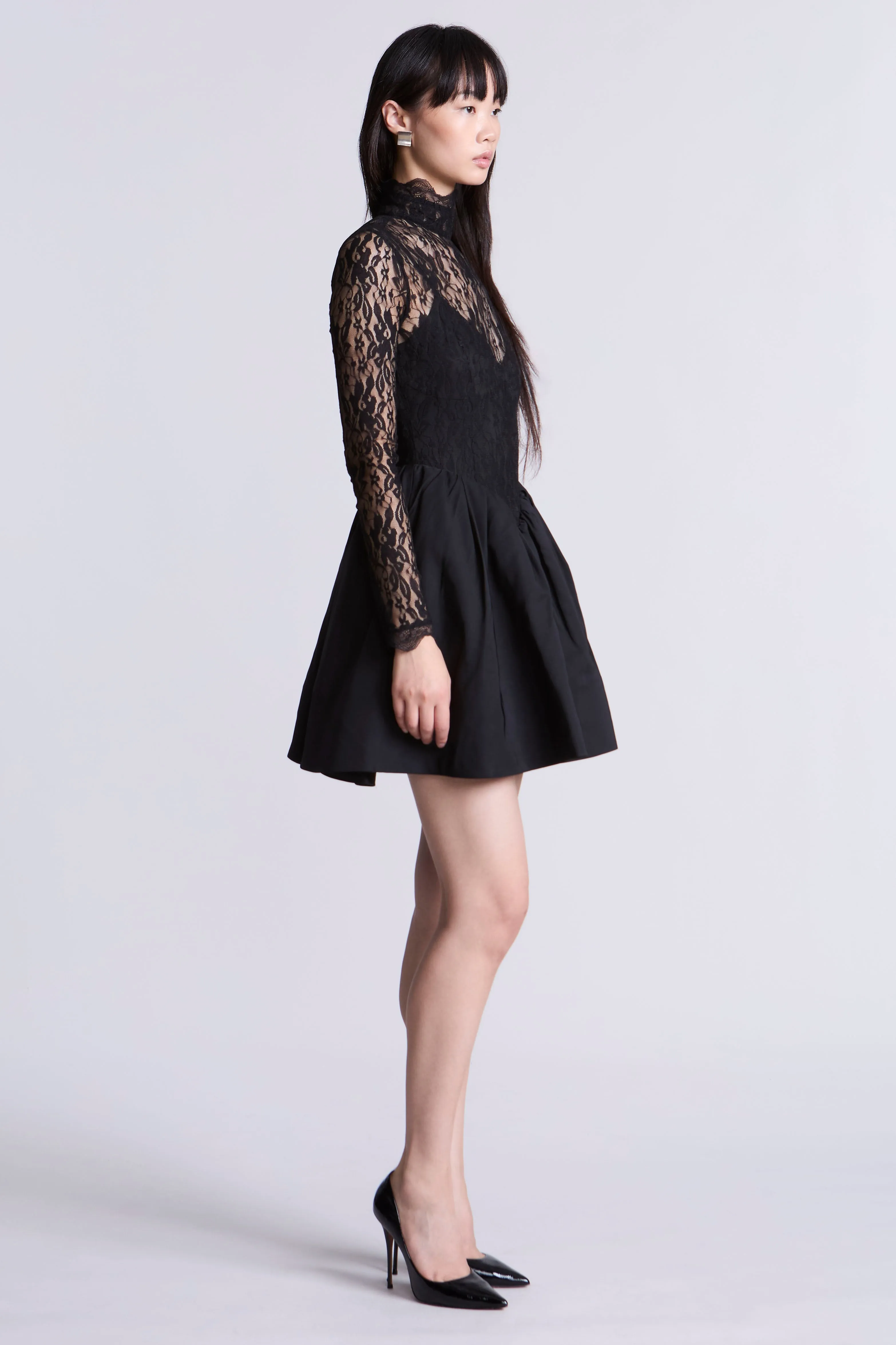 Stretch Lace Bubble Dress sold by BCBGMaxAzria product image thumbnail 5