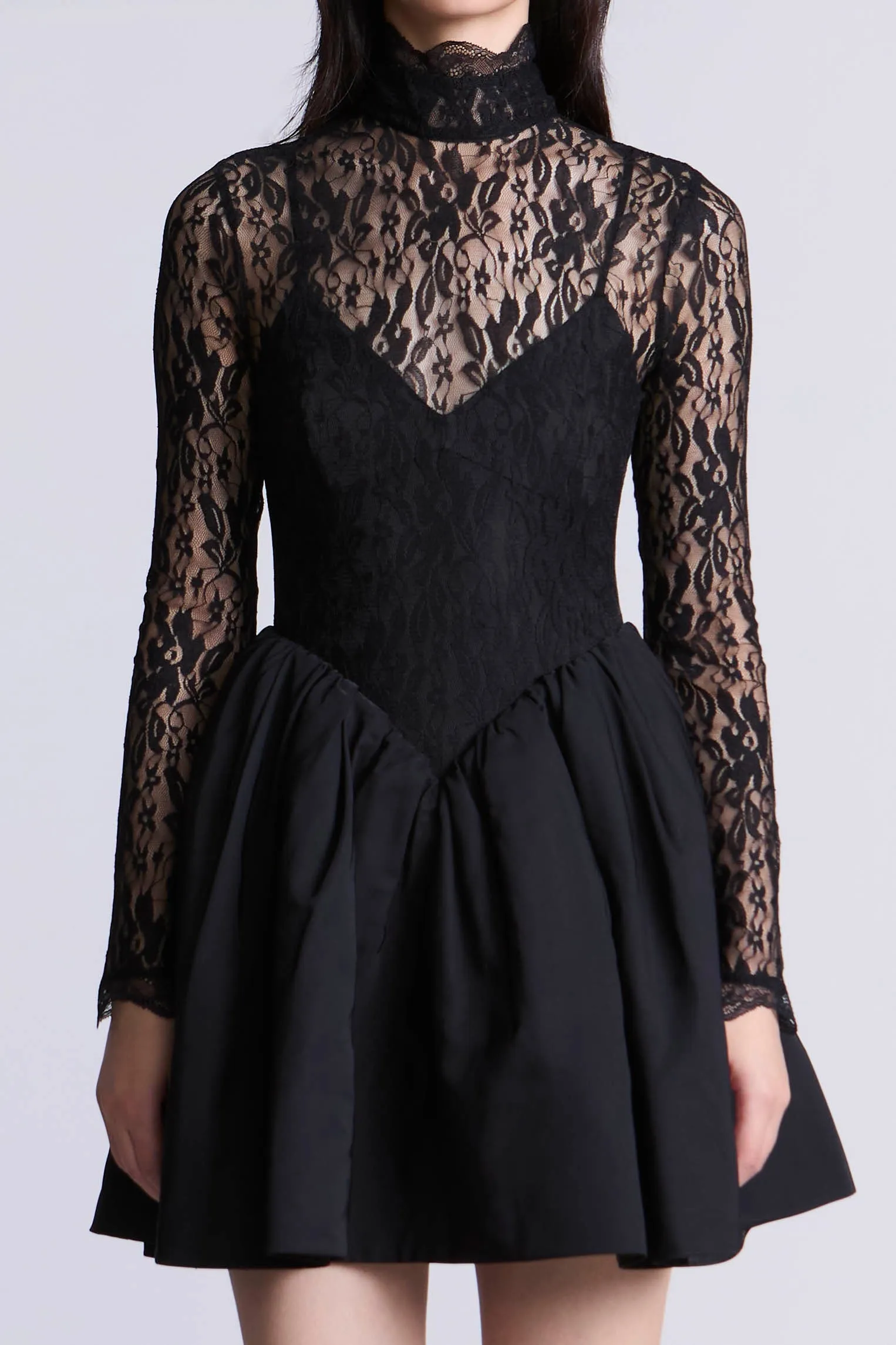 Stretch Lace Bubble Dress sold by BCBGMaxAzria product image thumbnail 4