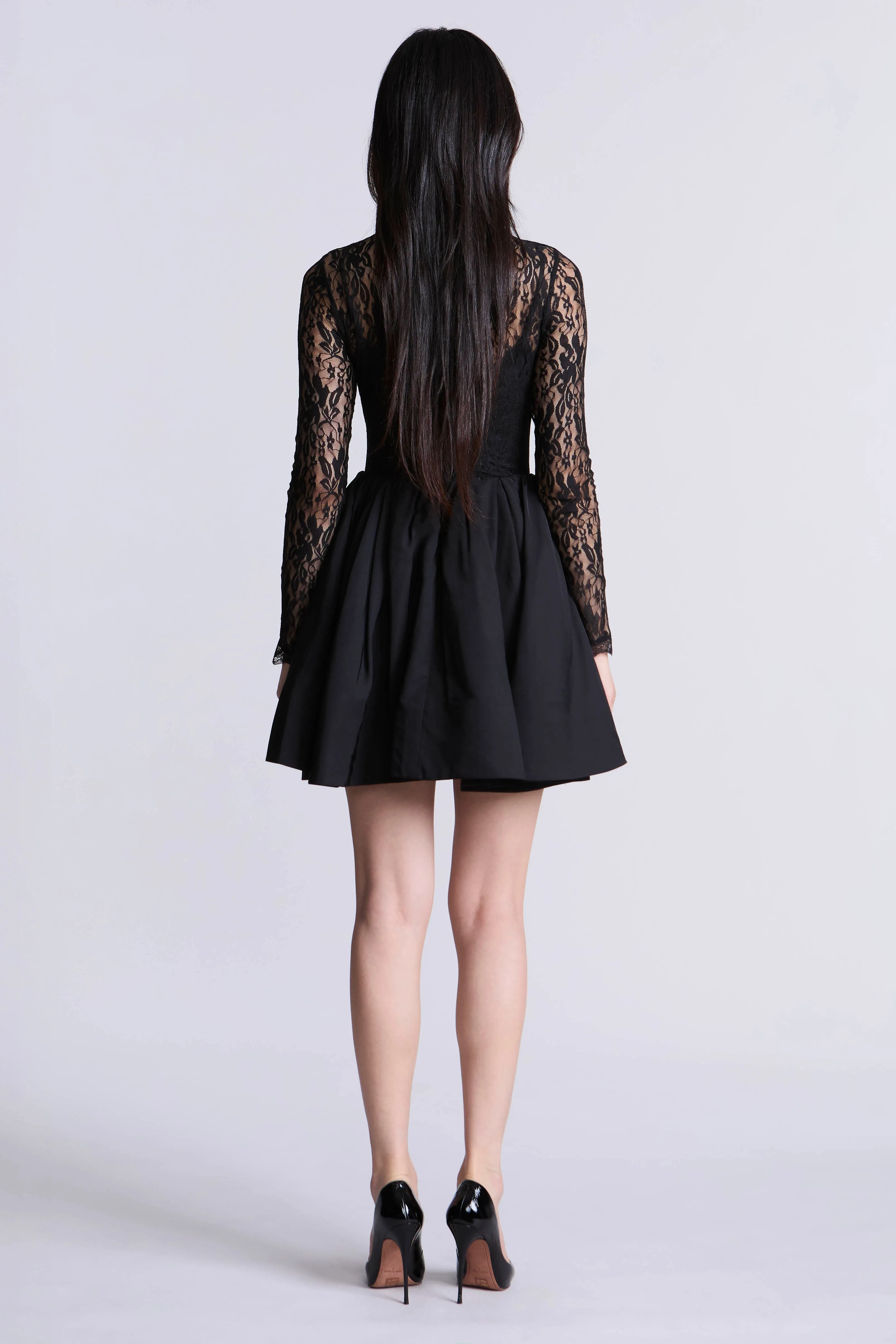 Stretch Lace Bubble Dress sold by BCBGMaxAzria product image thumbnail 2