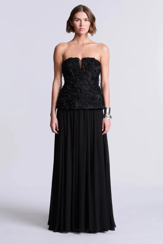 3D Floral Gown sold by BCBGMaxAzria