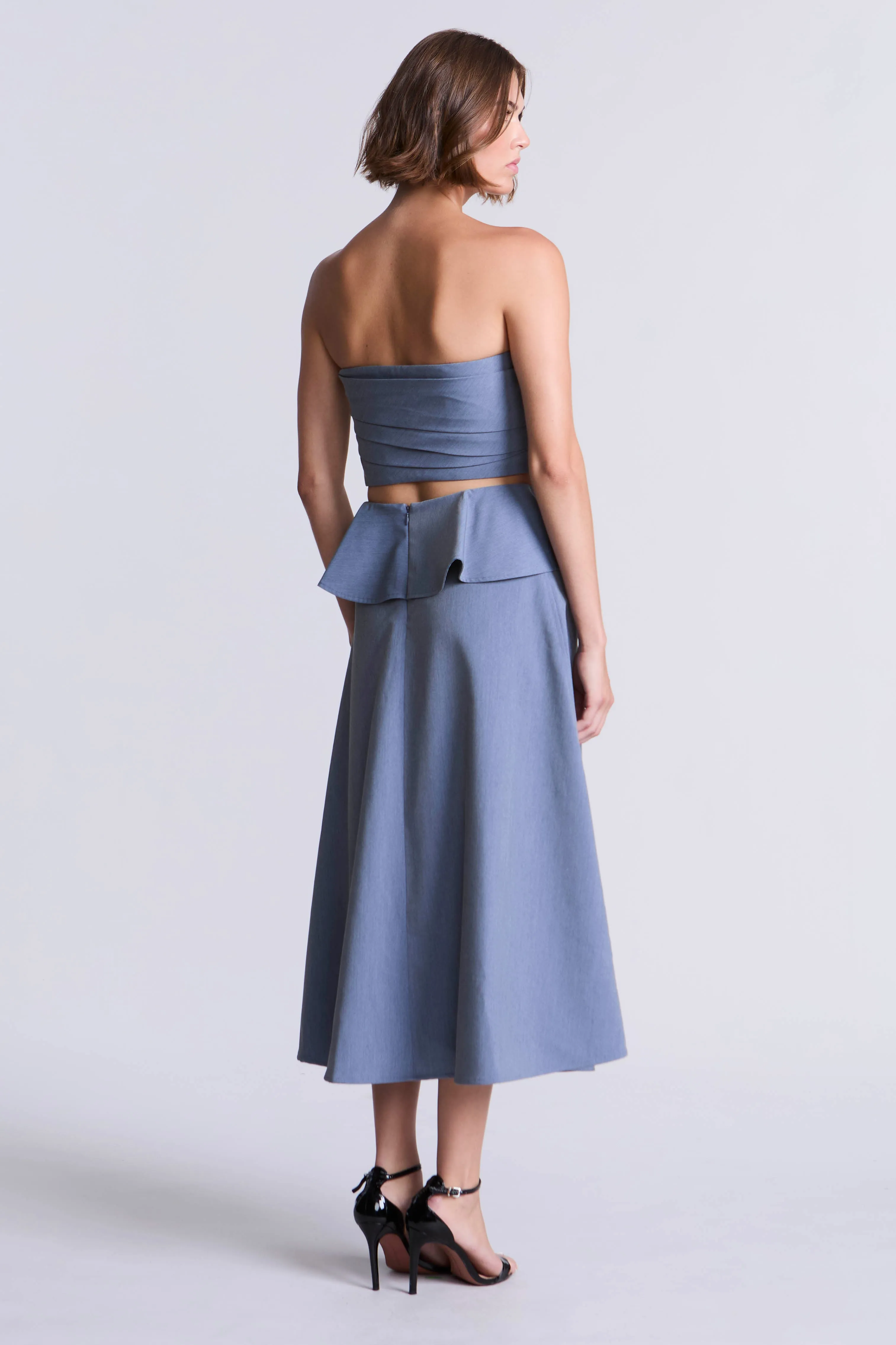 Cascade Midi Skirt sold by BCBGMaxAzria product image thumbnail 5