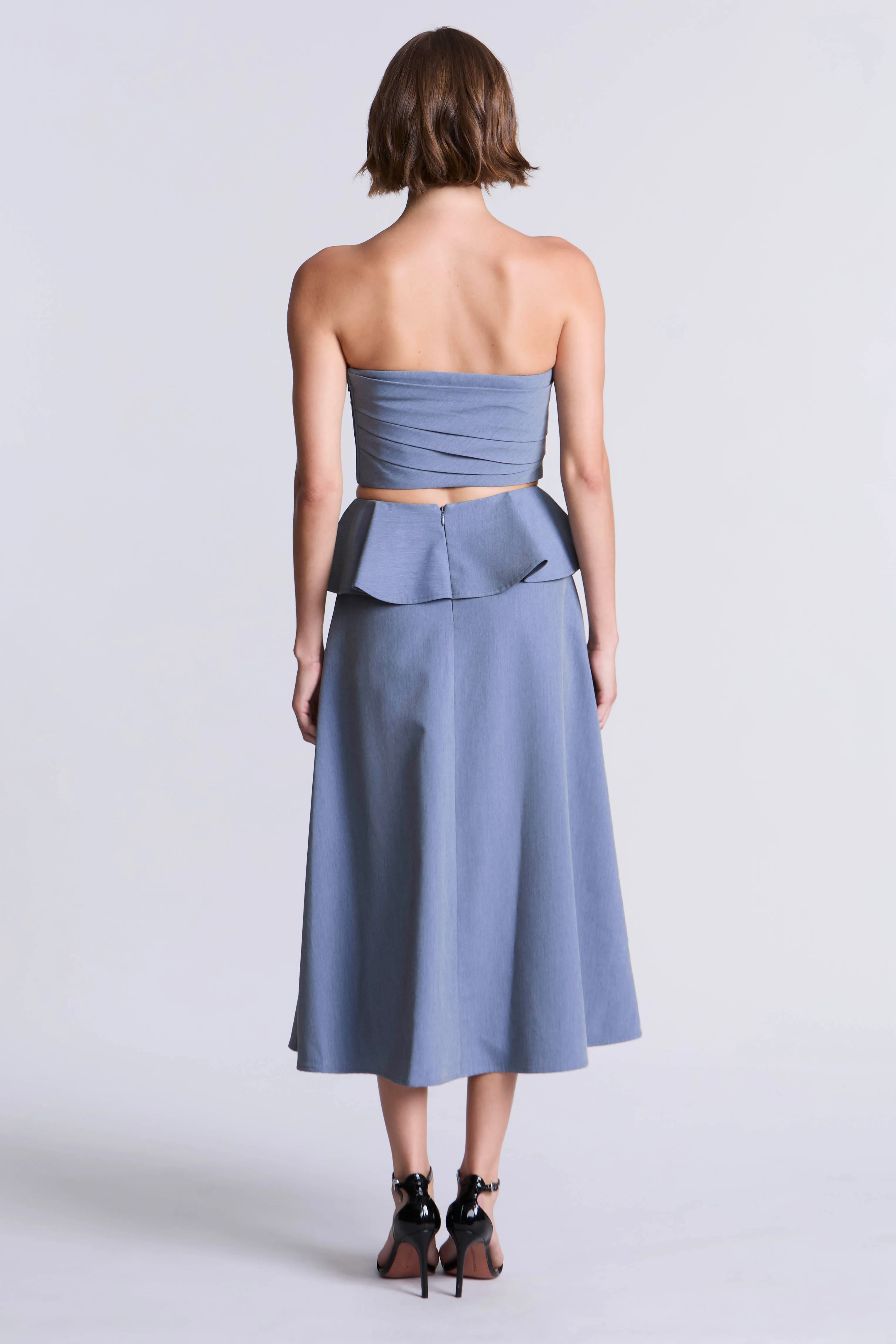 Cascade Midi Skirt sold by BCBGMaxAzria product image thumbnail 3
