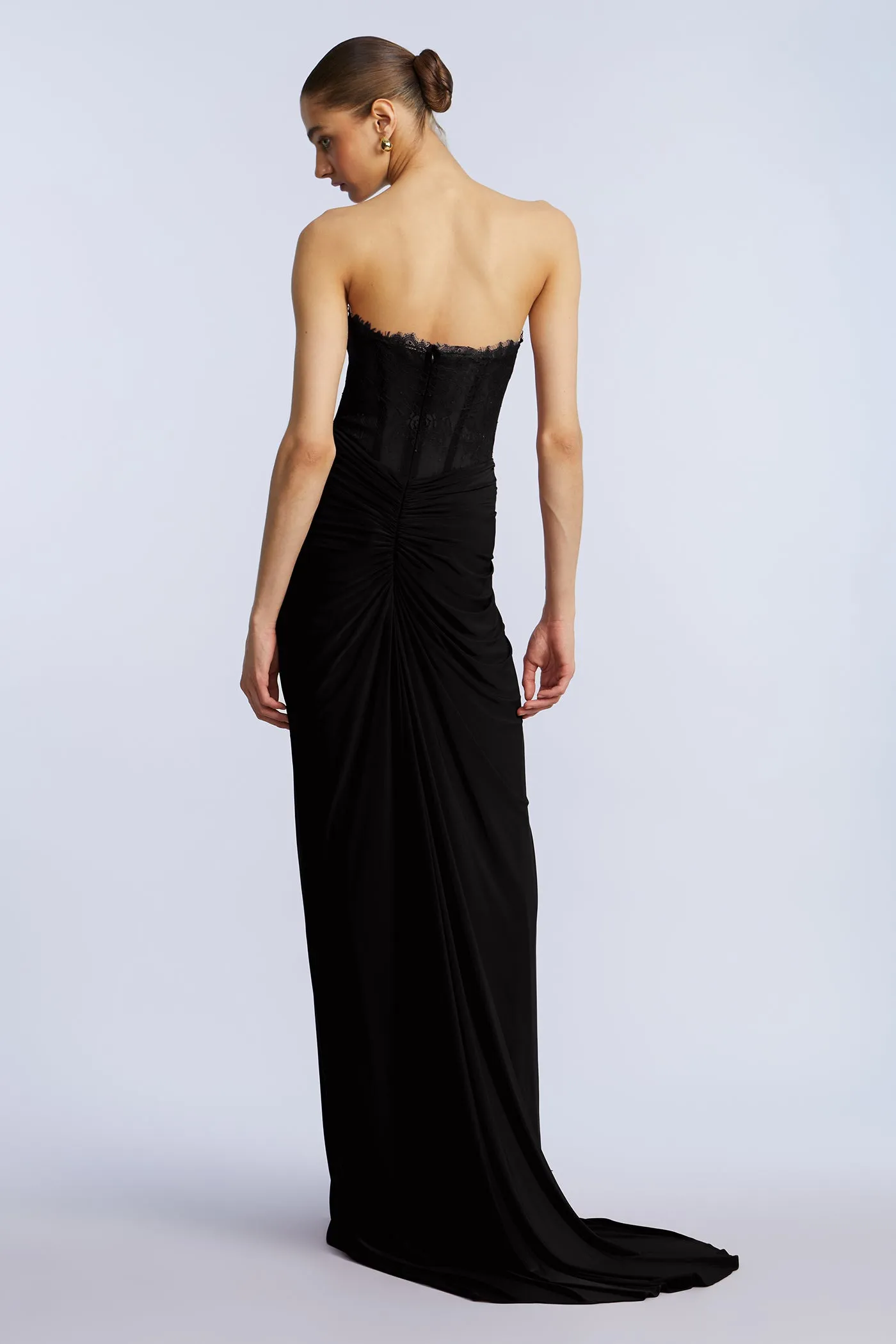 Lace & Jersey Gown sold by BCBGMaxAzria product image thumbnail 2