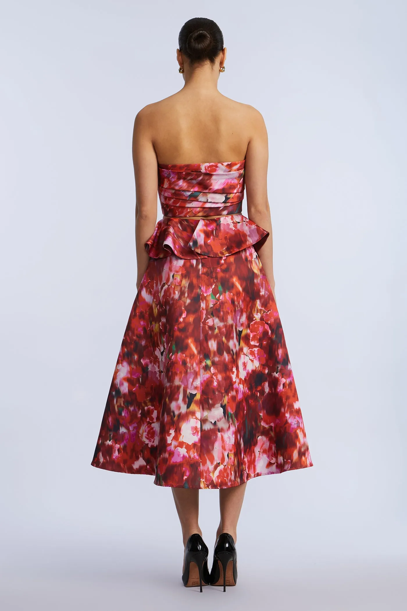 Pleated Satin Bustier sold by BCBGMaxAzria product image thumbnail 3