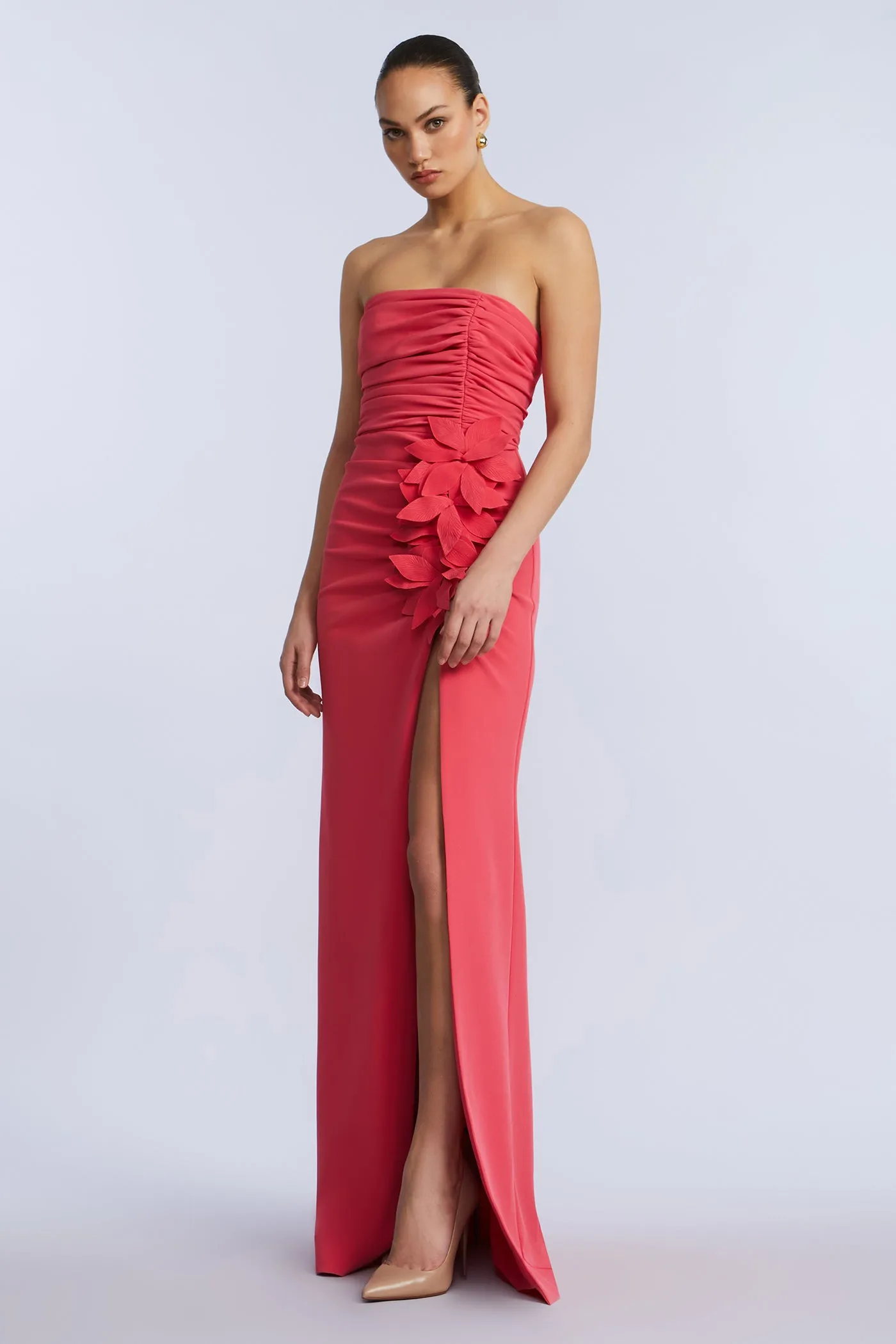 Flower Detail Gown sold by BCBGMaxAzria product image thumbnail 3