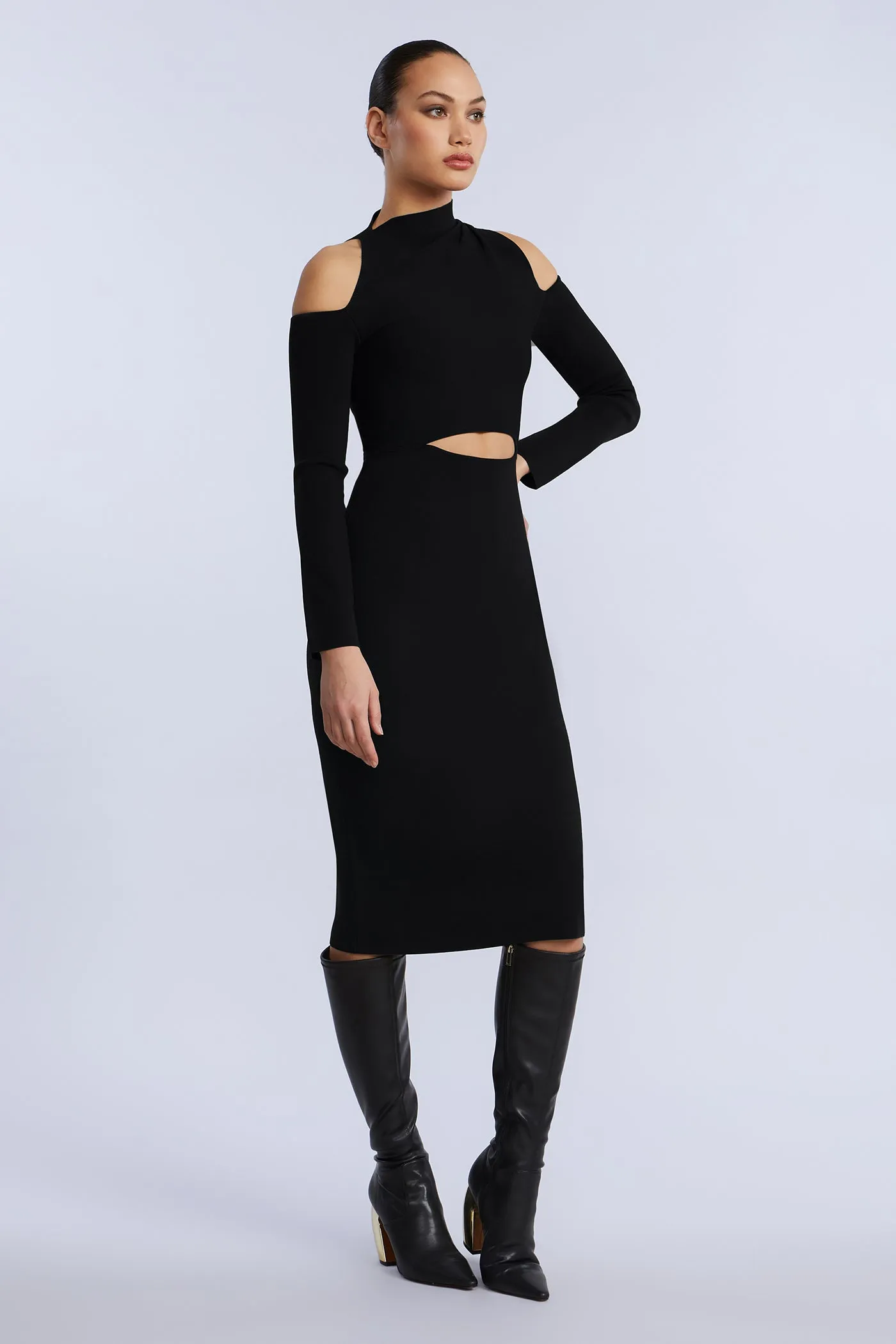 Cutout Cold Shoulder Dress sold by BCBGMaxAzria product image thumbnail 3