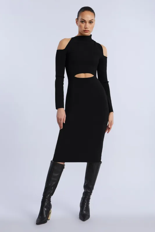 Cutout Cold Shoulder Dress sold by BCBGMaxAzria