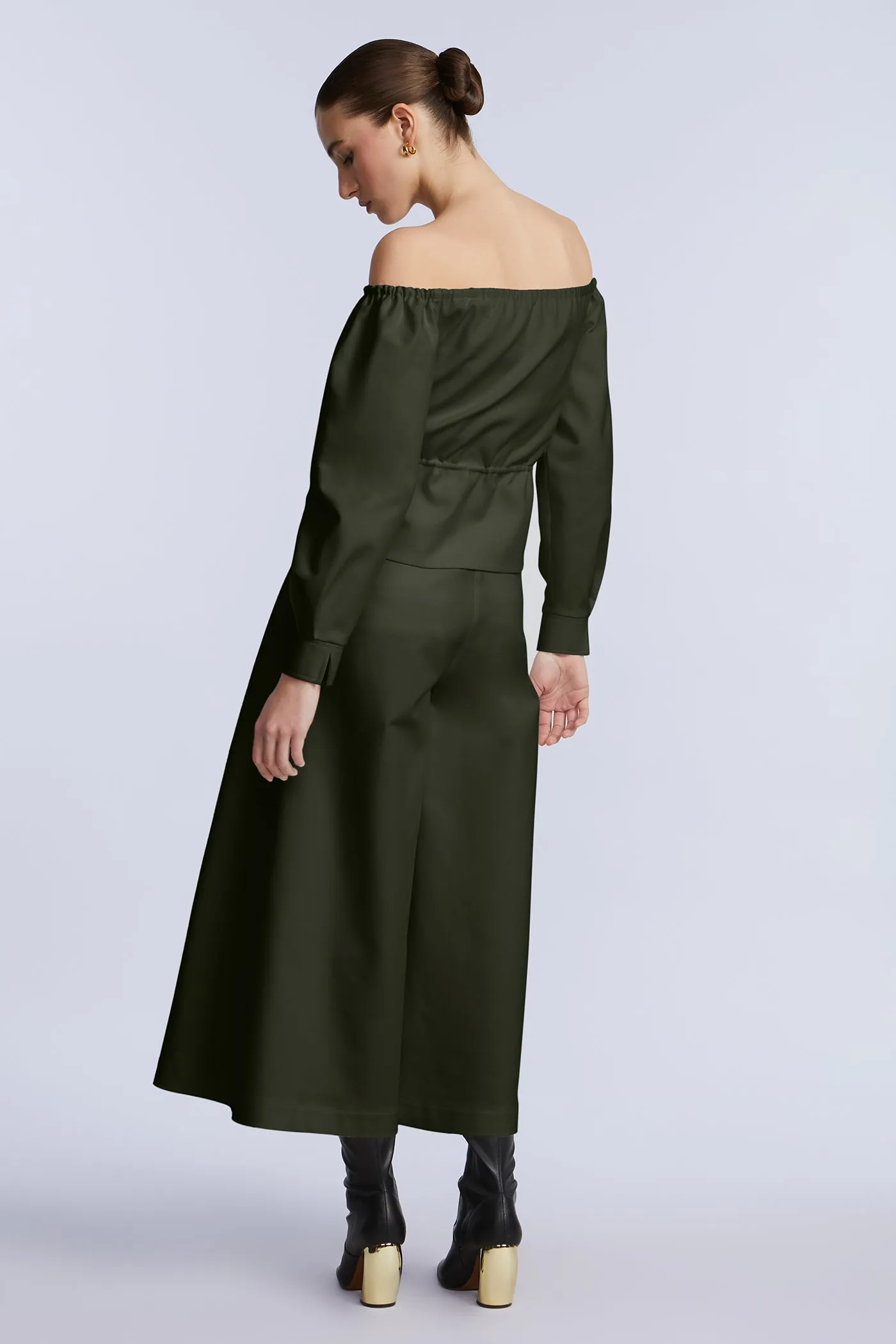 Off Shoulder Drawstring Top sold by BCBGMaxAzria product image thumbnail 3