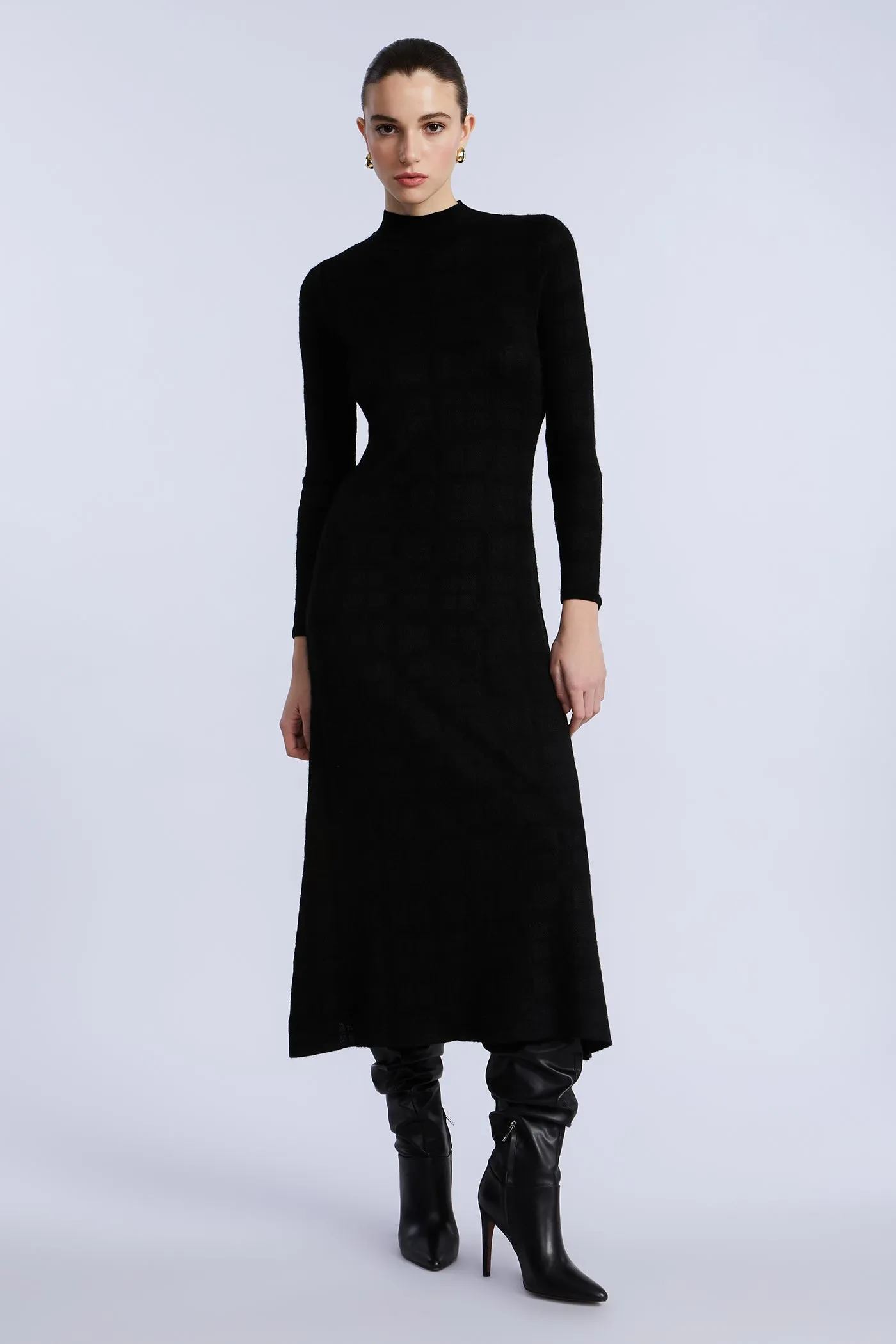 Turtleneck Openweave Dress sold by BCBGMaxAzria