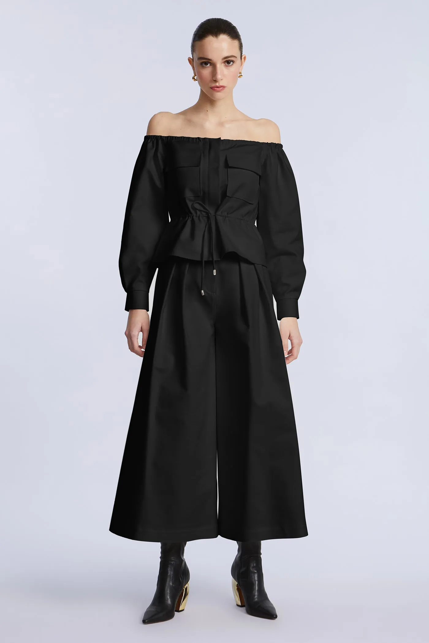 Off Shoulder Drawstring Top sold by BCBGMaxAzria product image thumbnail 5