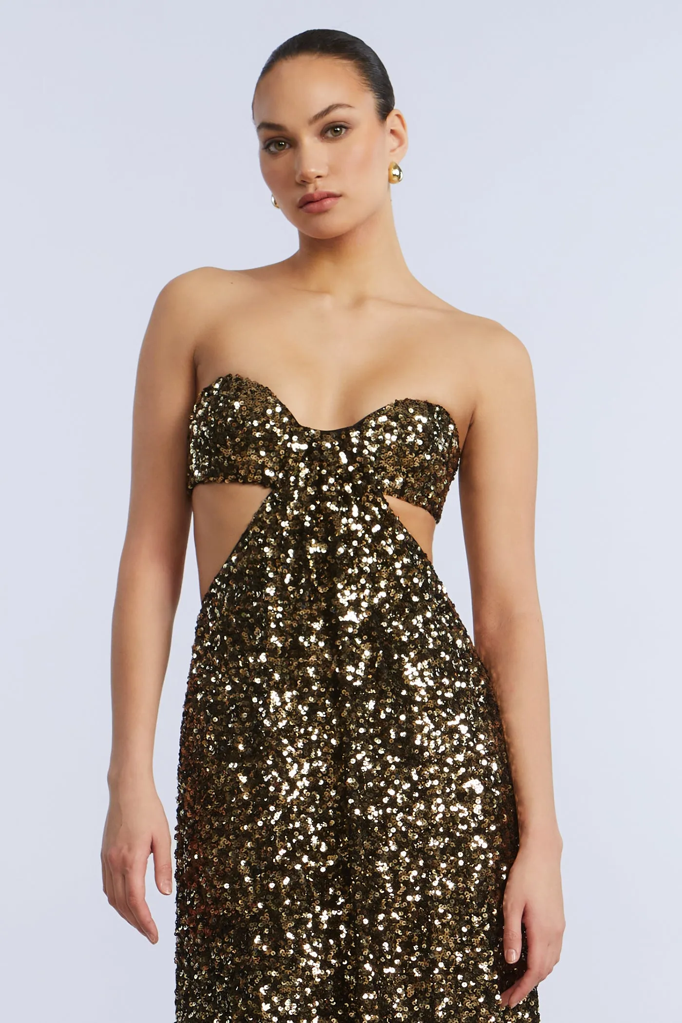Sequin Strapless Gown sold by BCBGMaxAzria product image thumbnail 5