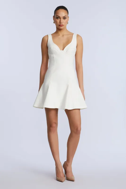Solid Godet Dress sold by BCBGMaxAzria