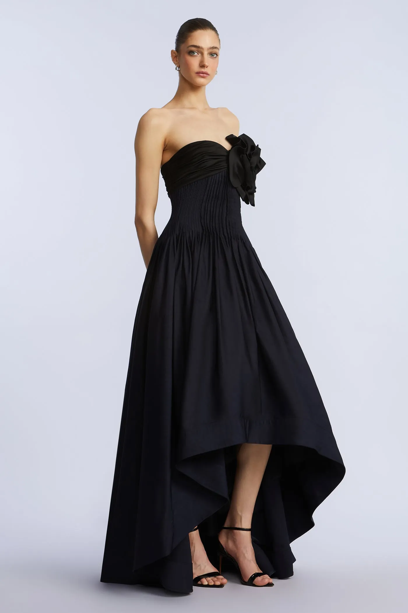 High Low Gown With Flower sold by BCBGMaxAzria product image thumbnail 5