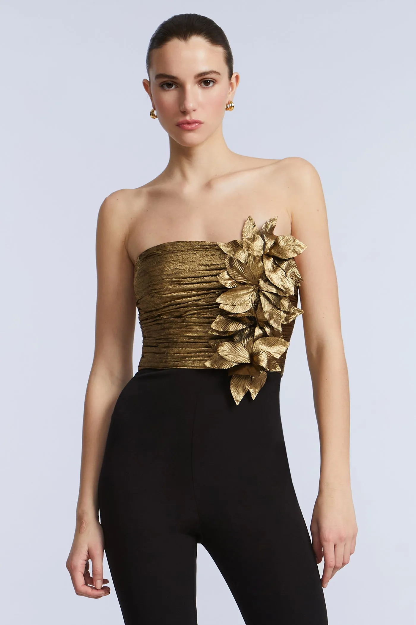 Flower Detail Jumpsuit sold by BCBGMaxAzria product image thumbnail 5