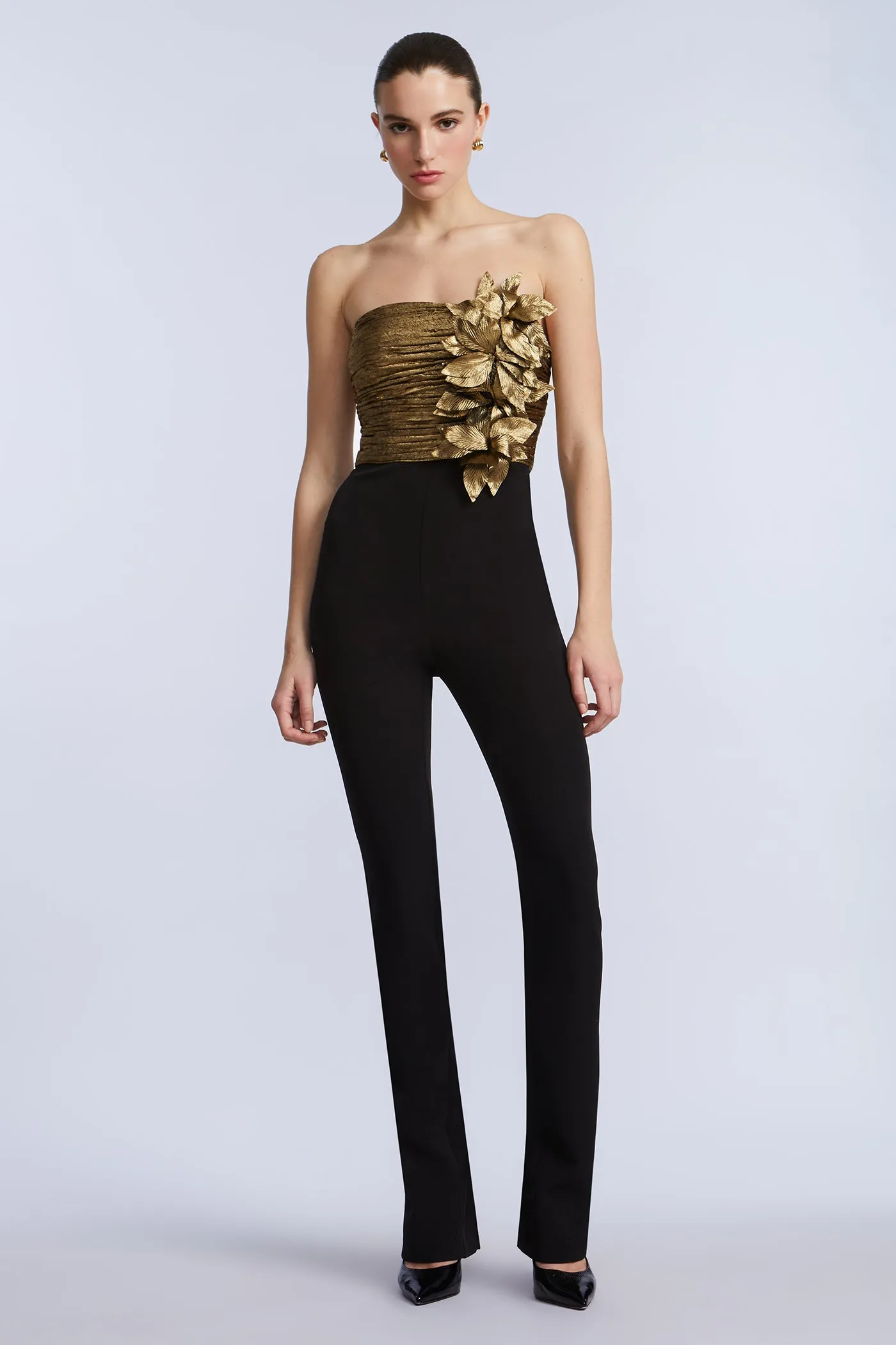 Flower Detail Jumpsuit sold by BCBGMaxAzria
