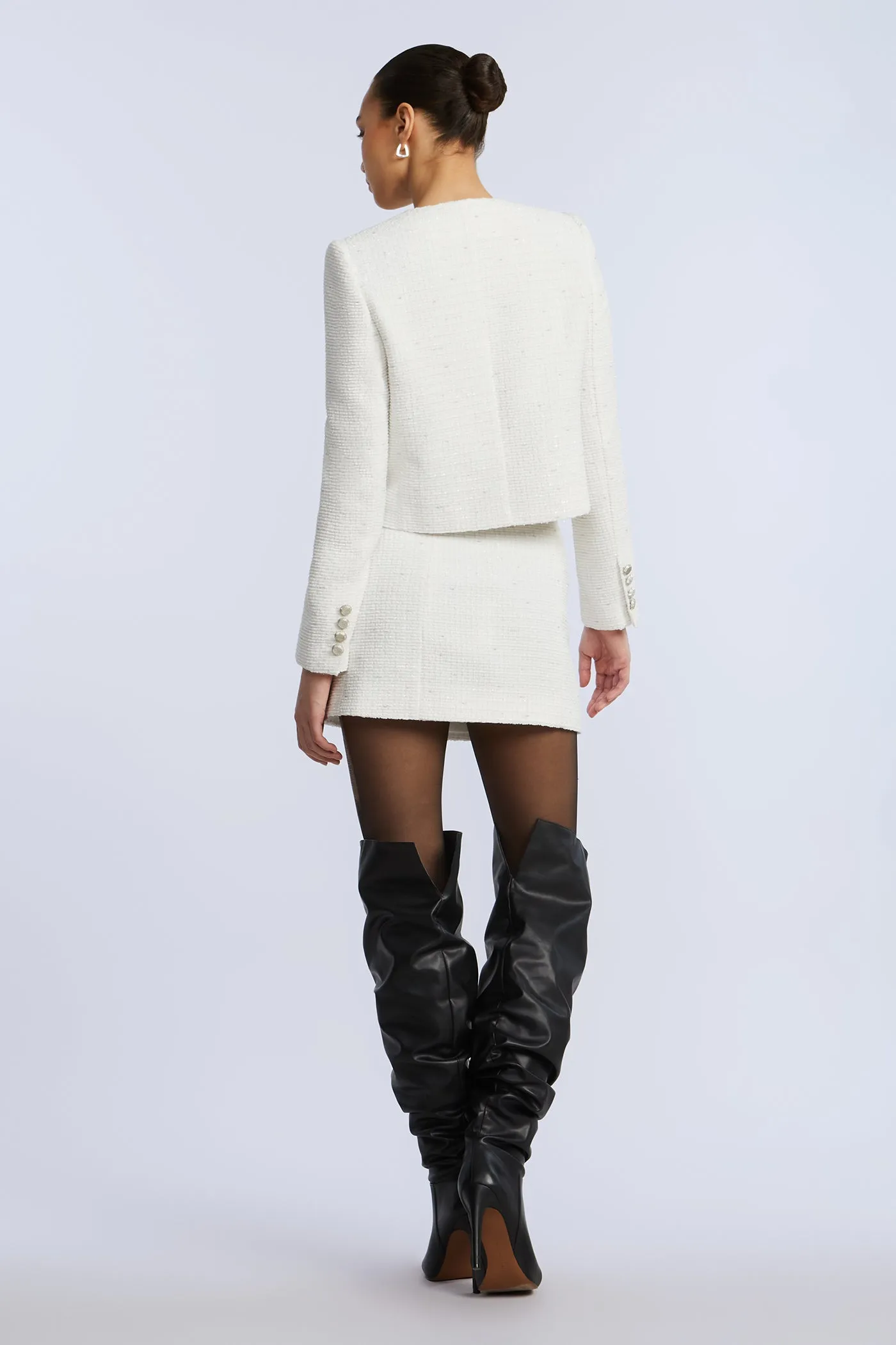 Tweed Chasseur Jacket sold by BCBGMaxAzria product image thumbnail 3