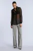 Chiffon Button Down sold by BCBGMaxAzria